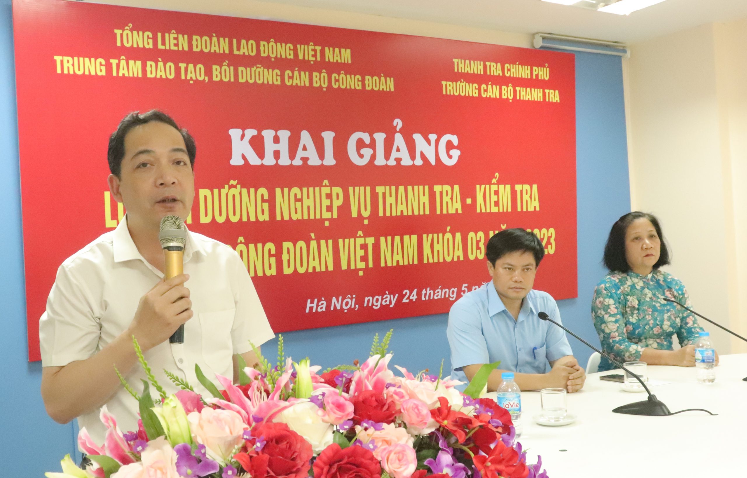 Khai giảng lớp Bồi dưỡng nghiệp vụ thanh tra – kiểm tra cho cán bộ Công đoàn Việt Nam khóa 03/3023