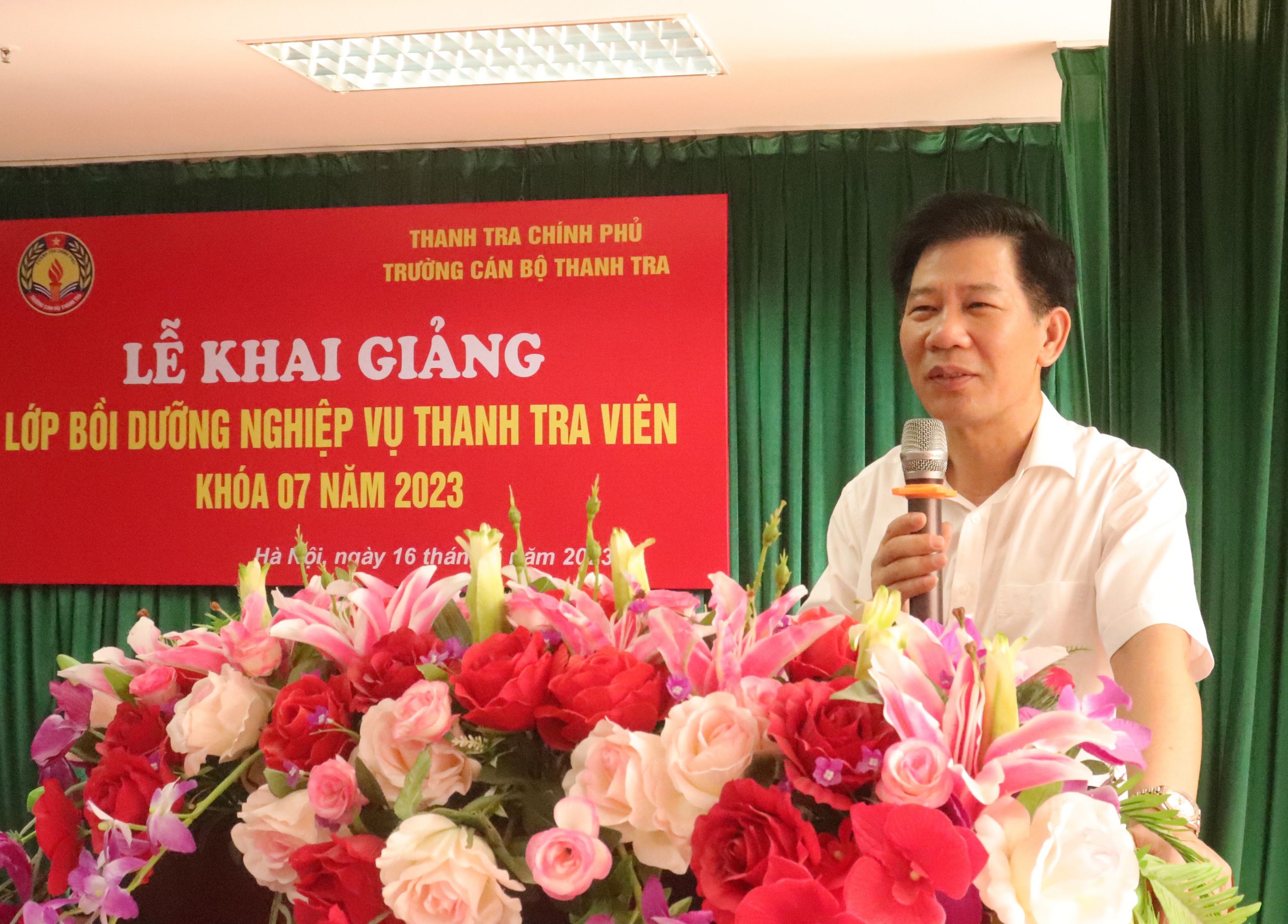 Khai giảng lớp Bồi dưỡng nghiệp vụ thanh tra viên K07-2023 cho cơ quan Thanh tra Bộ Quốc Phòng và các tỉnh, thành thuộc khu vực phía Bắc