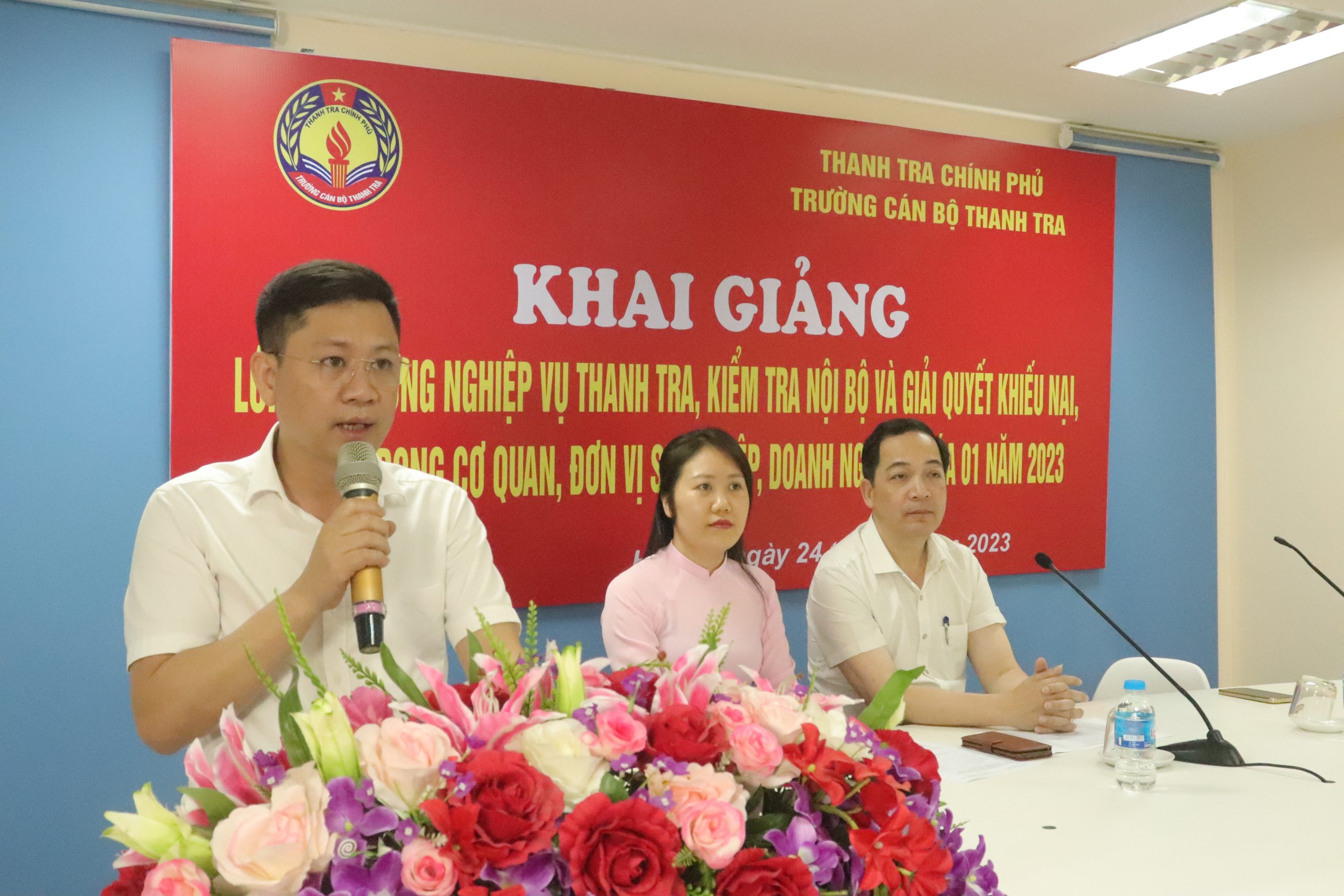 Hơn 100 học viên tham dự lớp Bồi dưỡng nghiệp vụ Thanh tra, Kiểm tra nội bộ và giải quyết khiếu nại, tố cáo trong cơ quan, đơn vị sự nghiệp, doanh nghiệp năm 2023