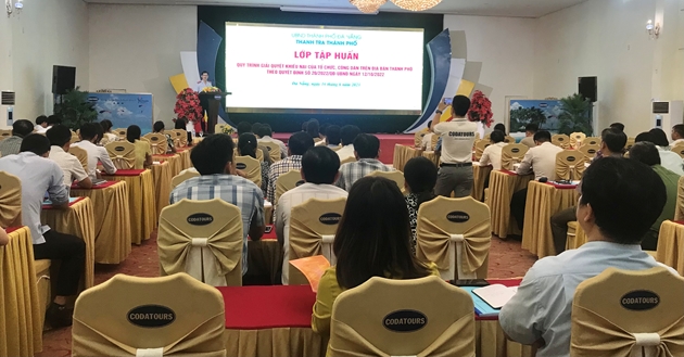 Đà Nẵng: Tập huấn quy trình giải quyết khiếu nại