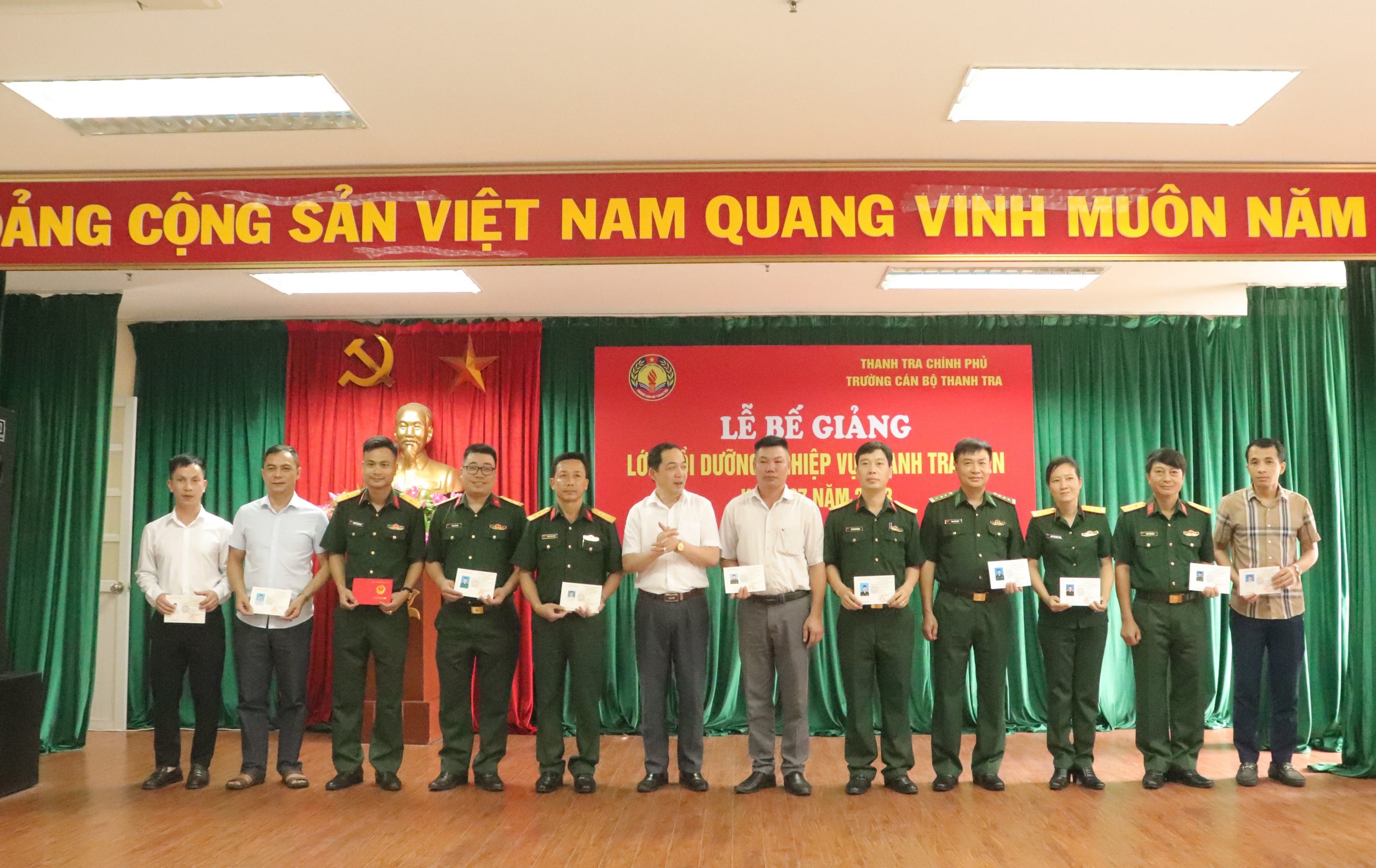 Lễ Bế giảng lớp bồi dưỡng nghiệp vụ Thanh tra viên K07 năm 2023