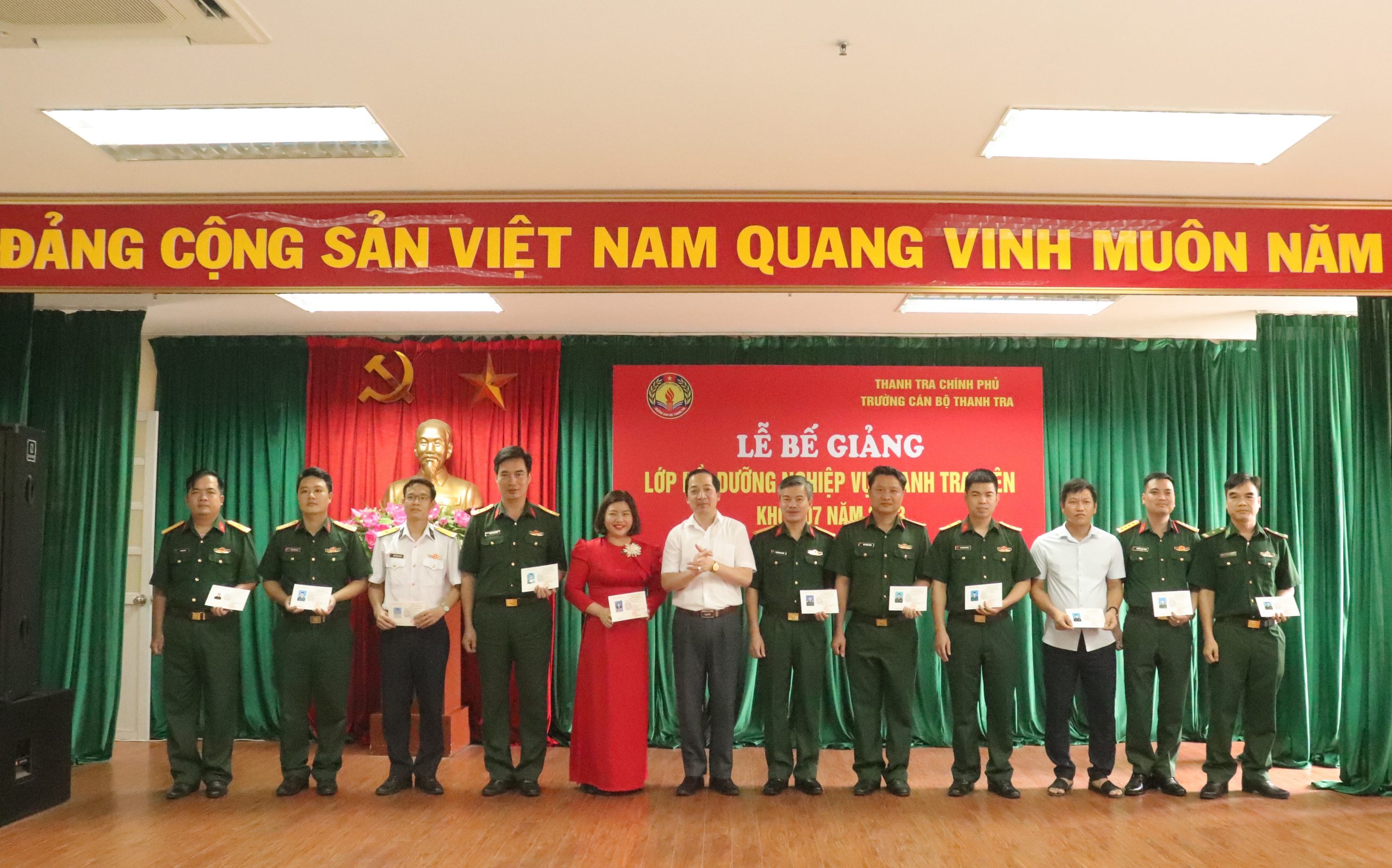 Lễ Bế giảng lớp bồi dưỡng nghiệp vụ Thanh tra viên K07 năm 2023