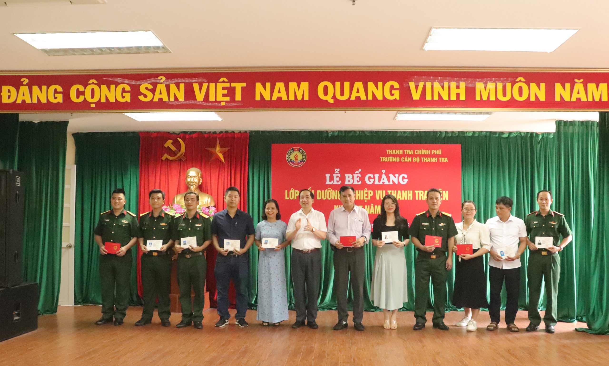 Lễ Bế giảng lớp bồi dưỡng nghiệp vụ Thanh tra viên K07 năm 2023