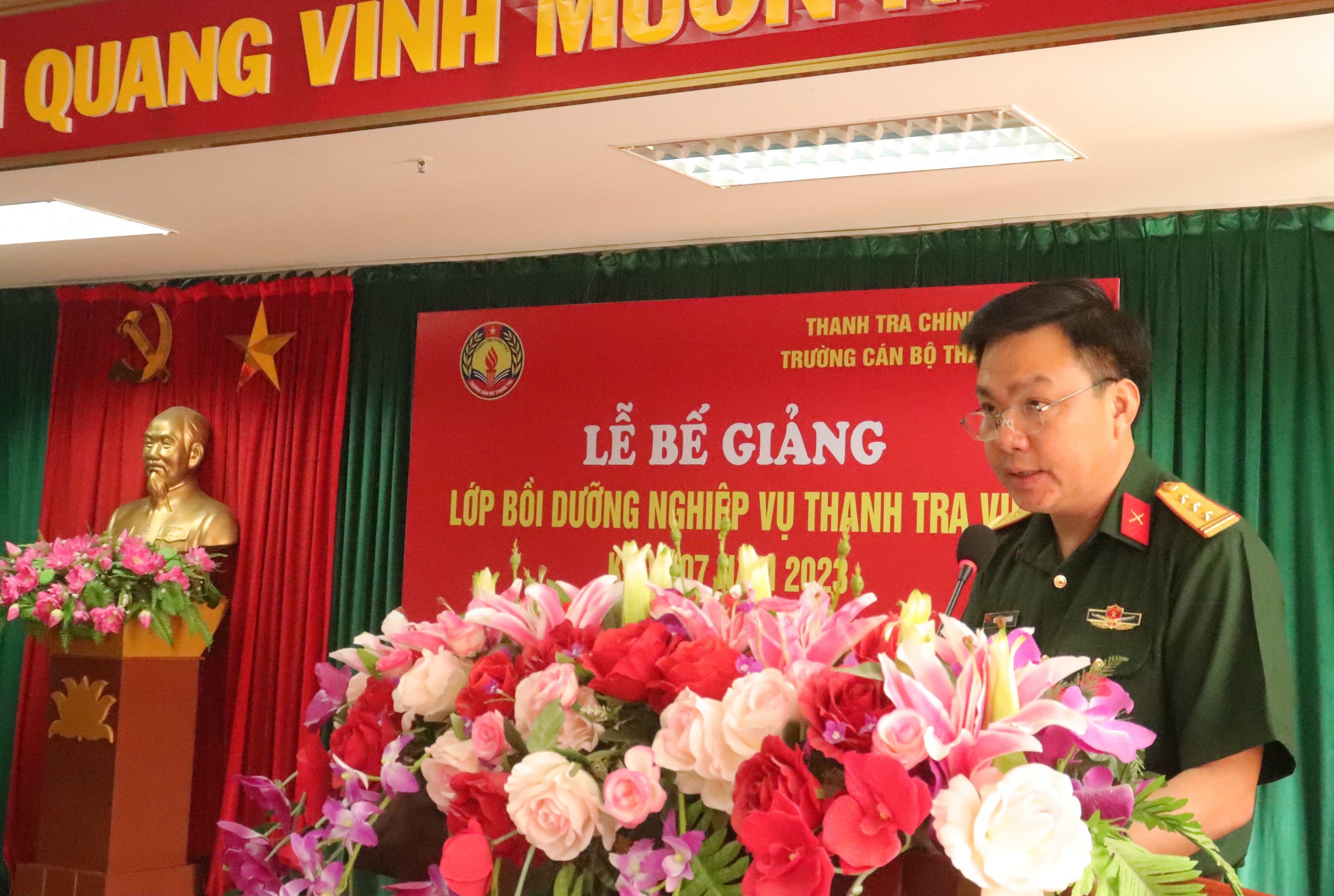 Lễ Bế giảng lớp bồi dưỡng nghiệp vụ Thanh tra viên K07 năm 2023