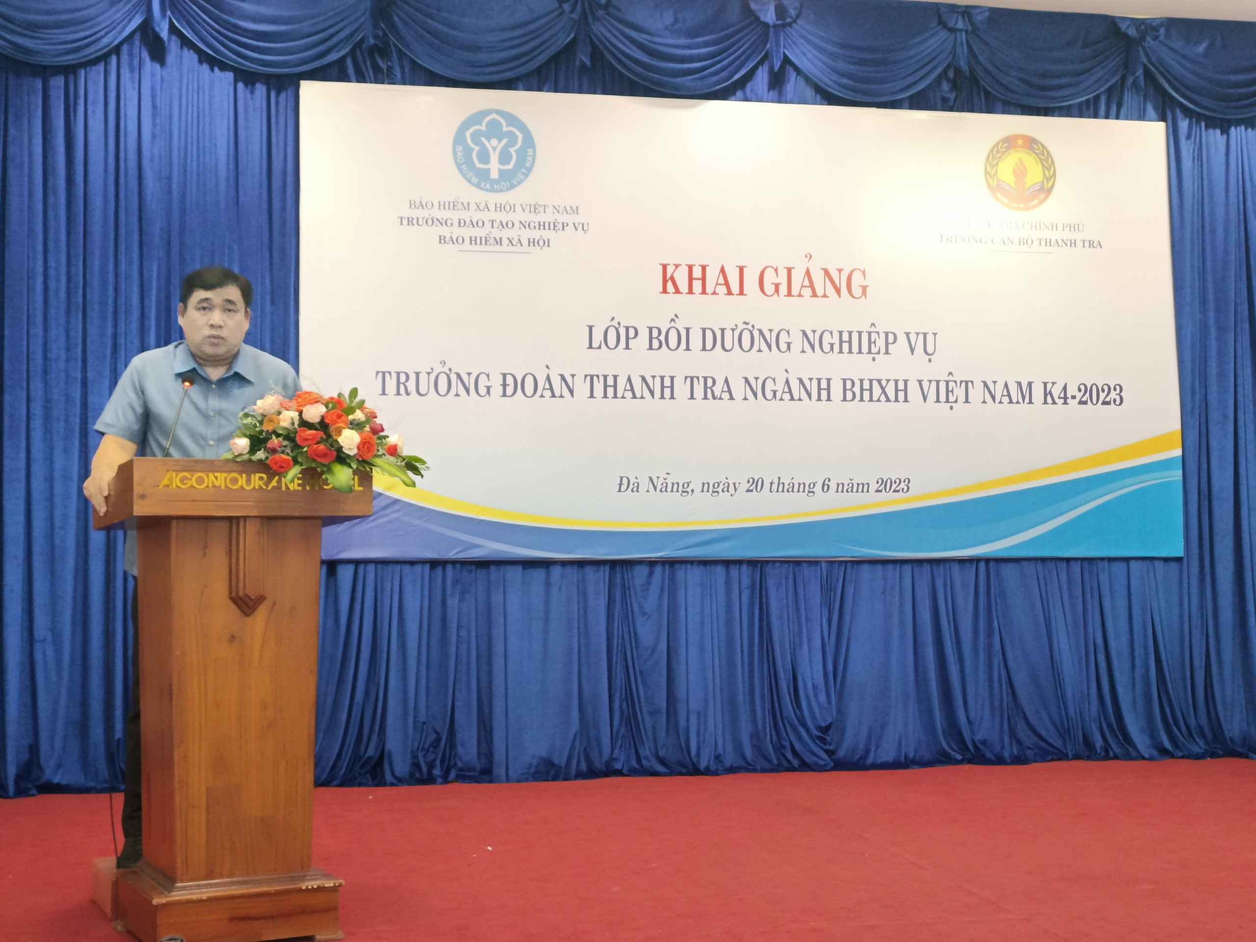 Khai giảng lớp Bồi dưỡng nghiệp vụ Trưởng đoàn thanh tra ngành BHXH Việt Nam khóa 04/2023