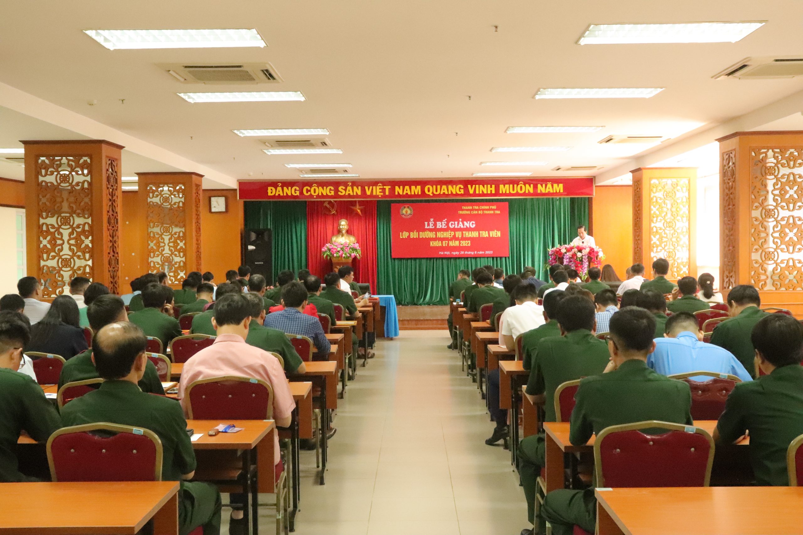 Lễ Bế giảng lớp bồi dưỡng nghiệp vụ Thanh tra viên K07 năm 2023