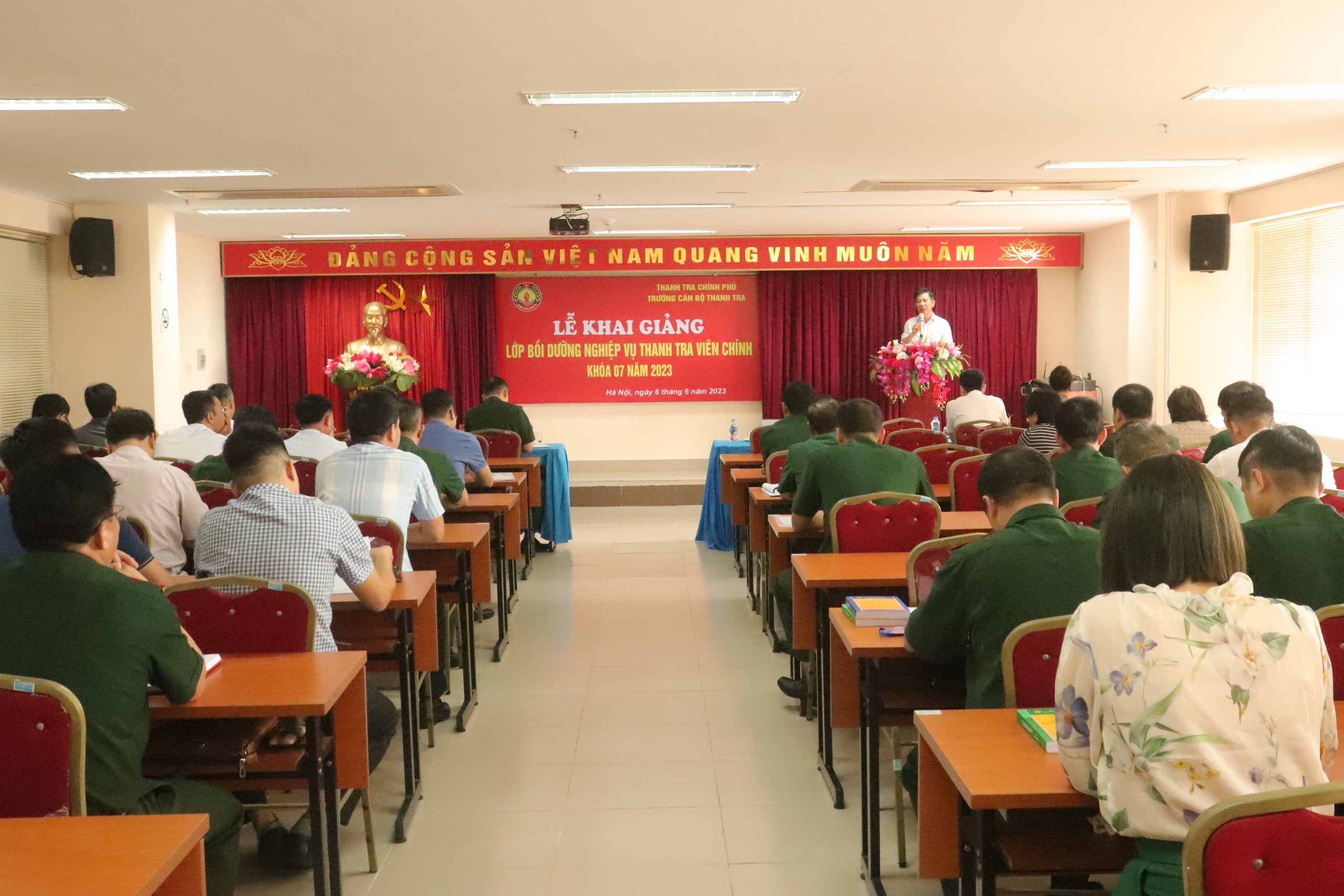 Khai giảng lớp bồi dưỡng nghiệp vụ Thanh tra viên chính K07 năm 2023