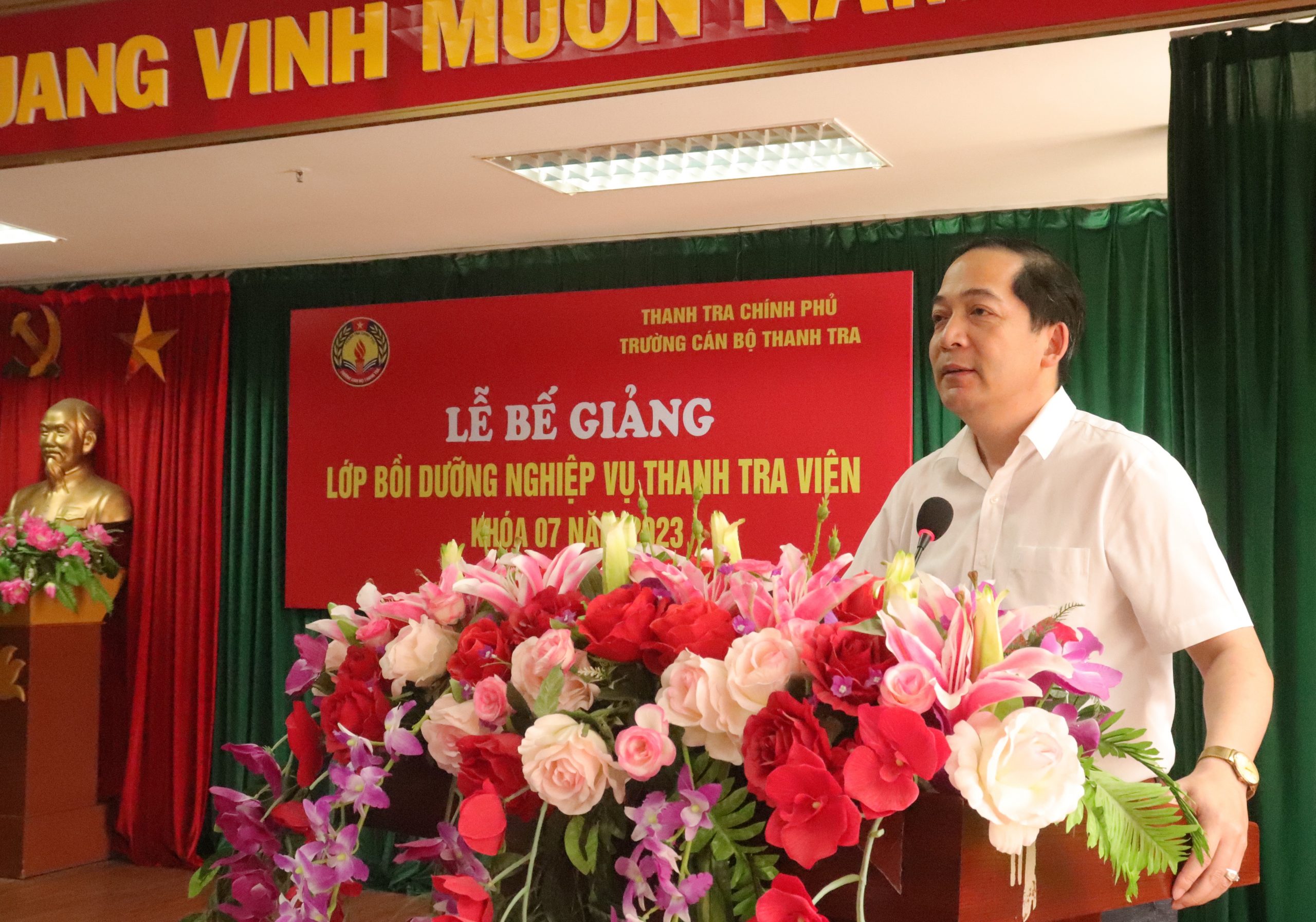Lễ Bế giảng lớp bồi dưỡng nghiệp vụ Thanh tra viên K07 năm 2023
