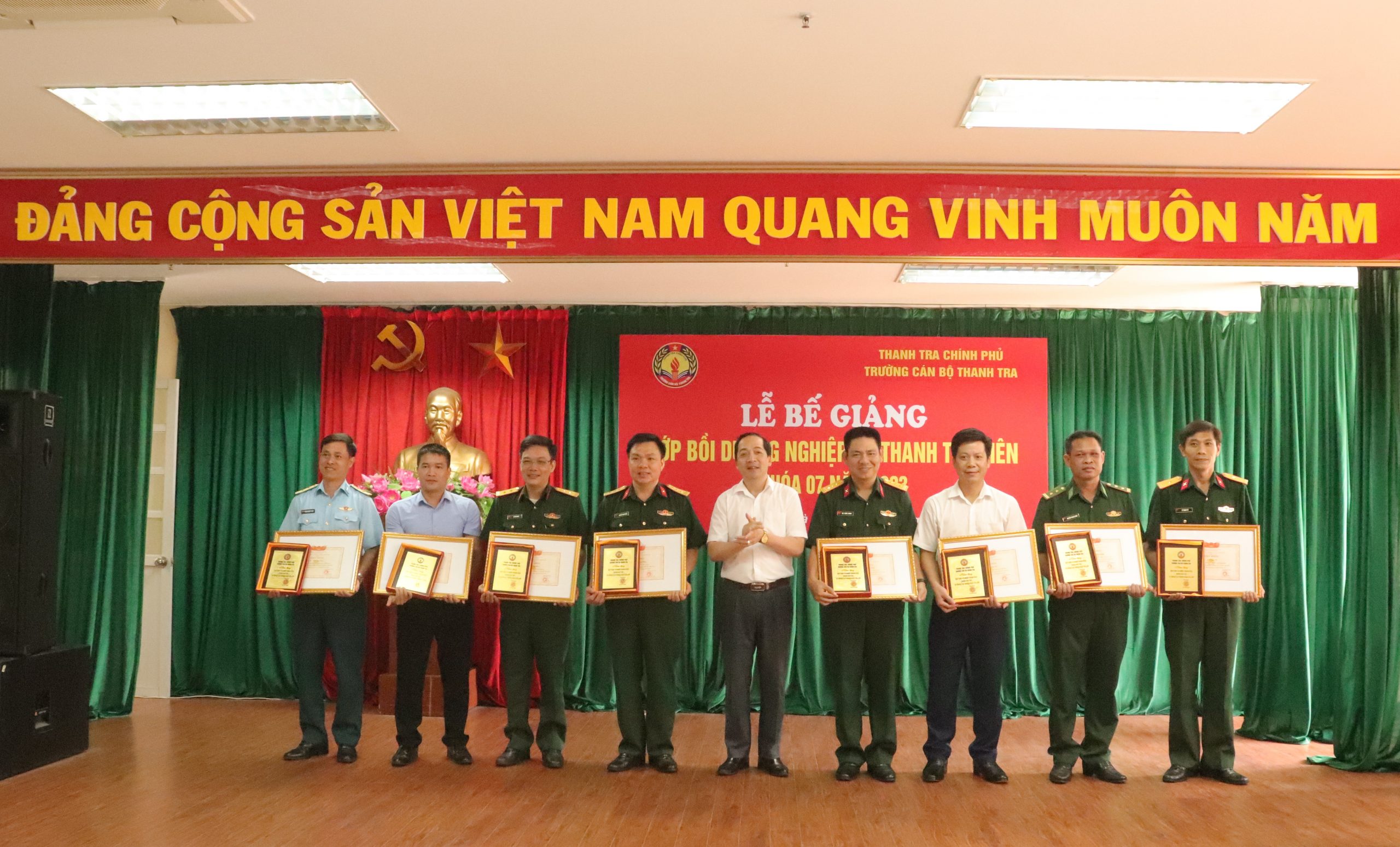 Lễ Bế giảng lớp bồi dưỡng nghiệp vụ Thanh tra viên K07 năm 2023
