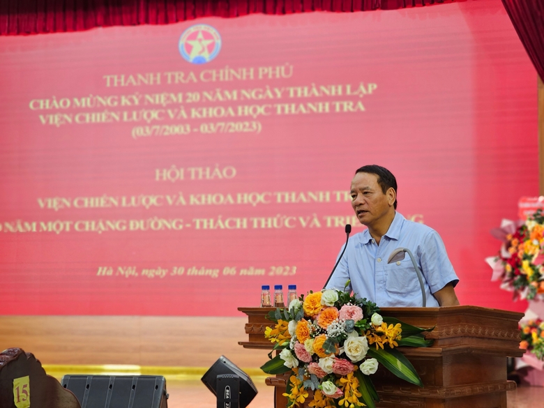 Viện Chiến lược và Khoa học Thanh tra: 20 năm một chặng đường nhiều khó khăn, thử thách nhưng đầy vinh dự và tự hào!