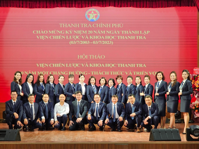 Viện Chiến lược và Khoa học Thanh tra: 20 năm một chặng đường nhiều khó khăn, thử thách nhưng đầy vinh dự và tự hào!