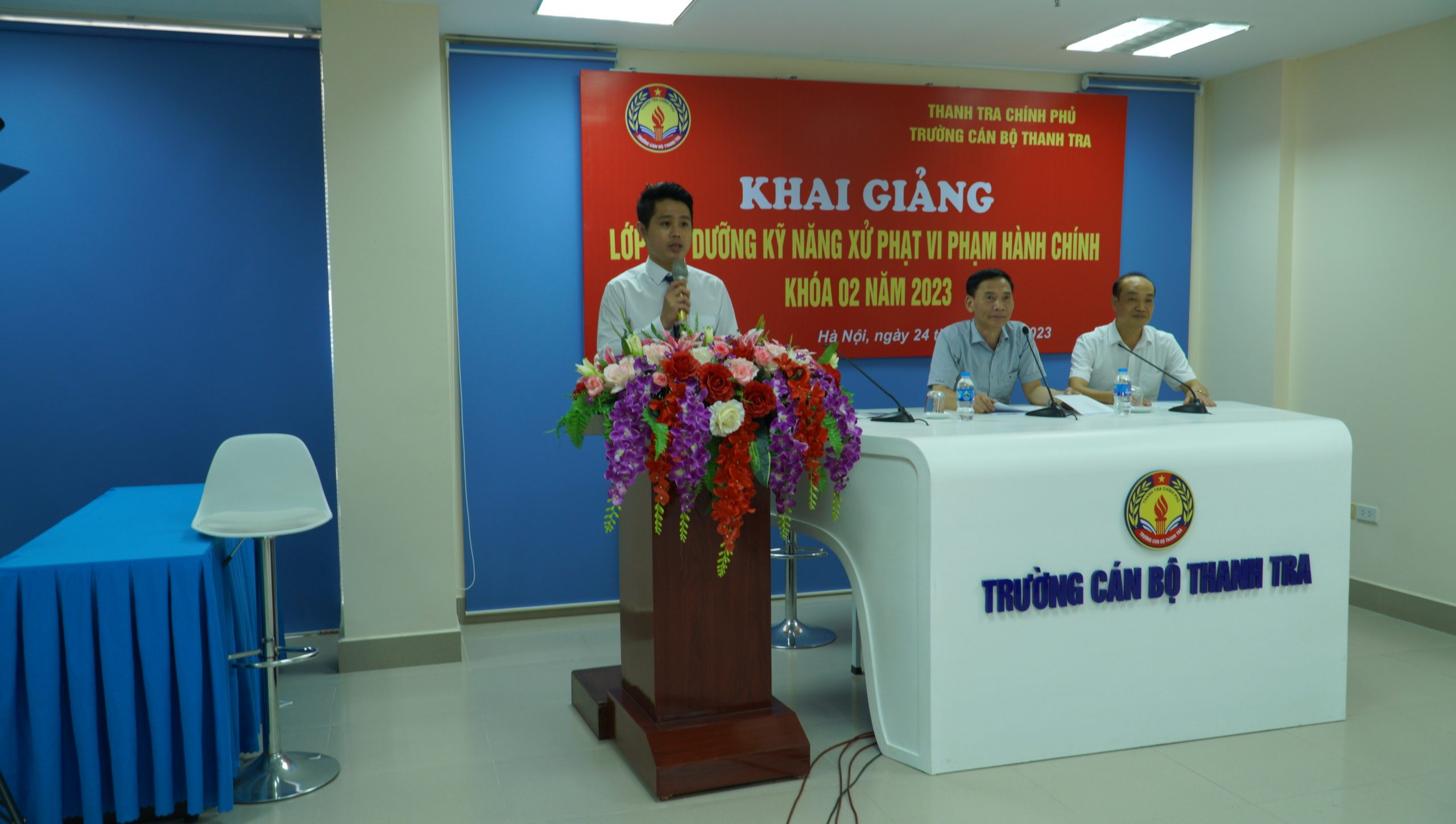 Hơn 300 học viên tham dự lớp bồi dưỡng kỹ năng xử phạt vi phạm hành chính khóa 02 năm 2023