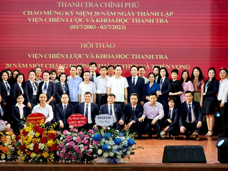 Viện Chiến lược và Khoa học Thanh tra: 20 năm một chặng đường nhiều khó khăn, thử thách nhưng đầy vinh dự và tự hào!