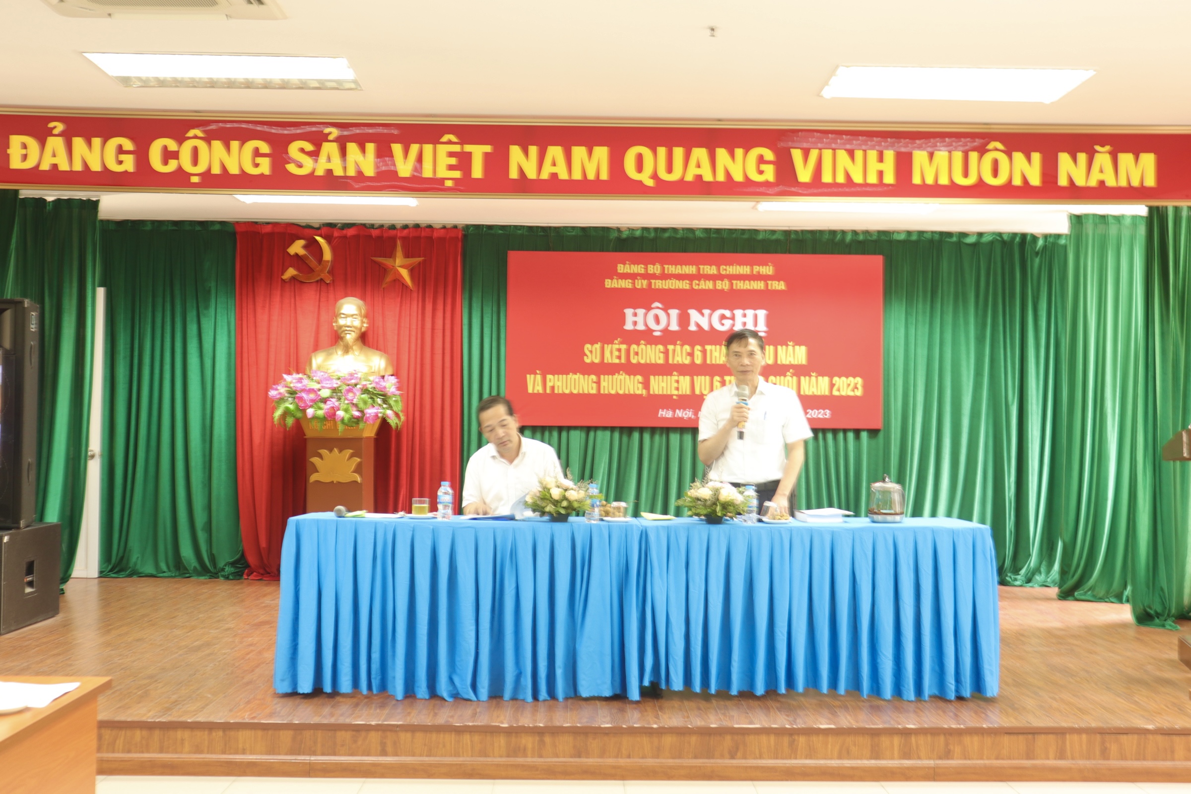 Đảng uỷ Trường Cán bộ Thanh tra sơ kết công tác 6 tháng đầu năm 2023