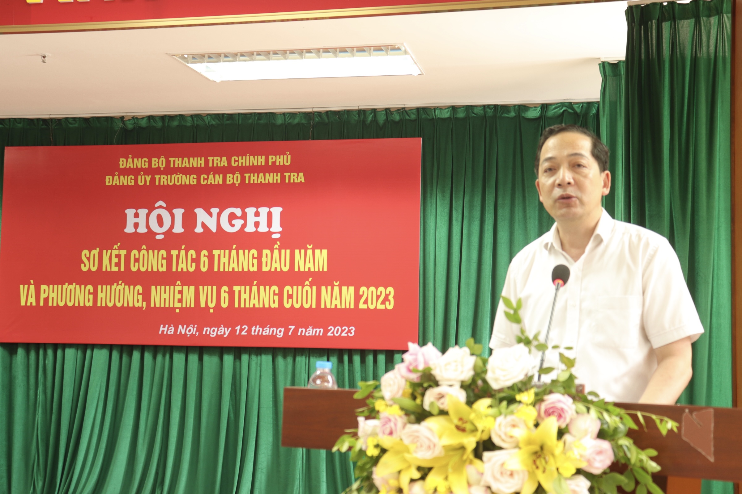 Đảng uỷ Trường Cán bộ Thanh tra sơ kết công tác 6 tháng đầu năm 2023