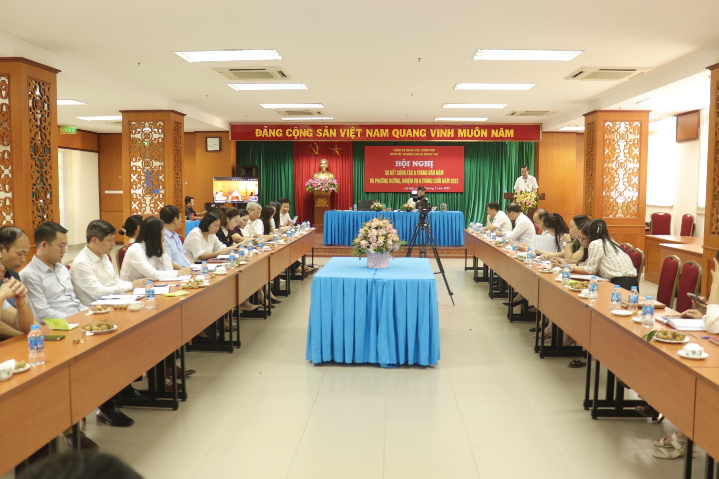 Đảng uỷ Trường Cán bộ Thanh tra sơ kết công tác 6 tháng đầu năm 2023