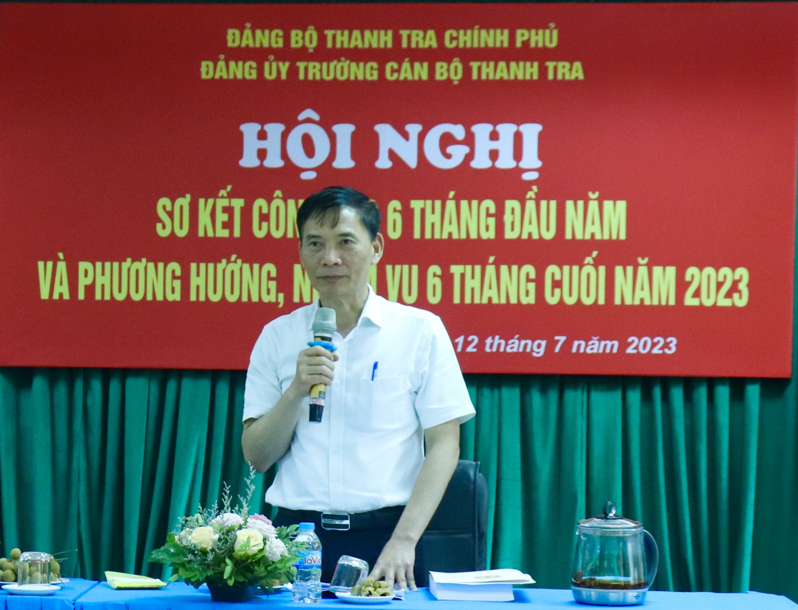 Đảng uỷ Trường Cán bộ Thanh tra sơ kết công tác 6 tháng đầu năm 2023