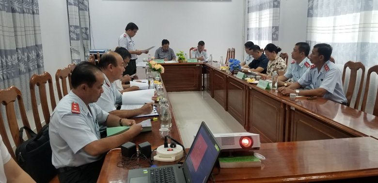 Cụm thi đua Thanh tra các tỉnh miền Tây Nam sông Hậu sơ kết công tác thi đua