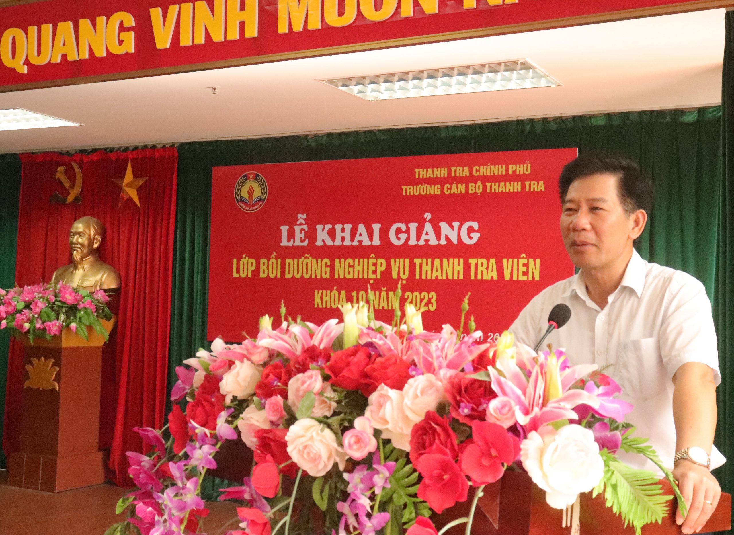 Khai giảng lớp bồi dưỡng nghiệp vụ Thanh tra viên K10 năm 2023