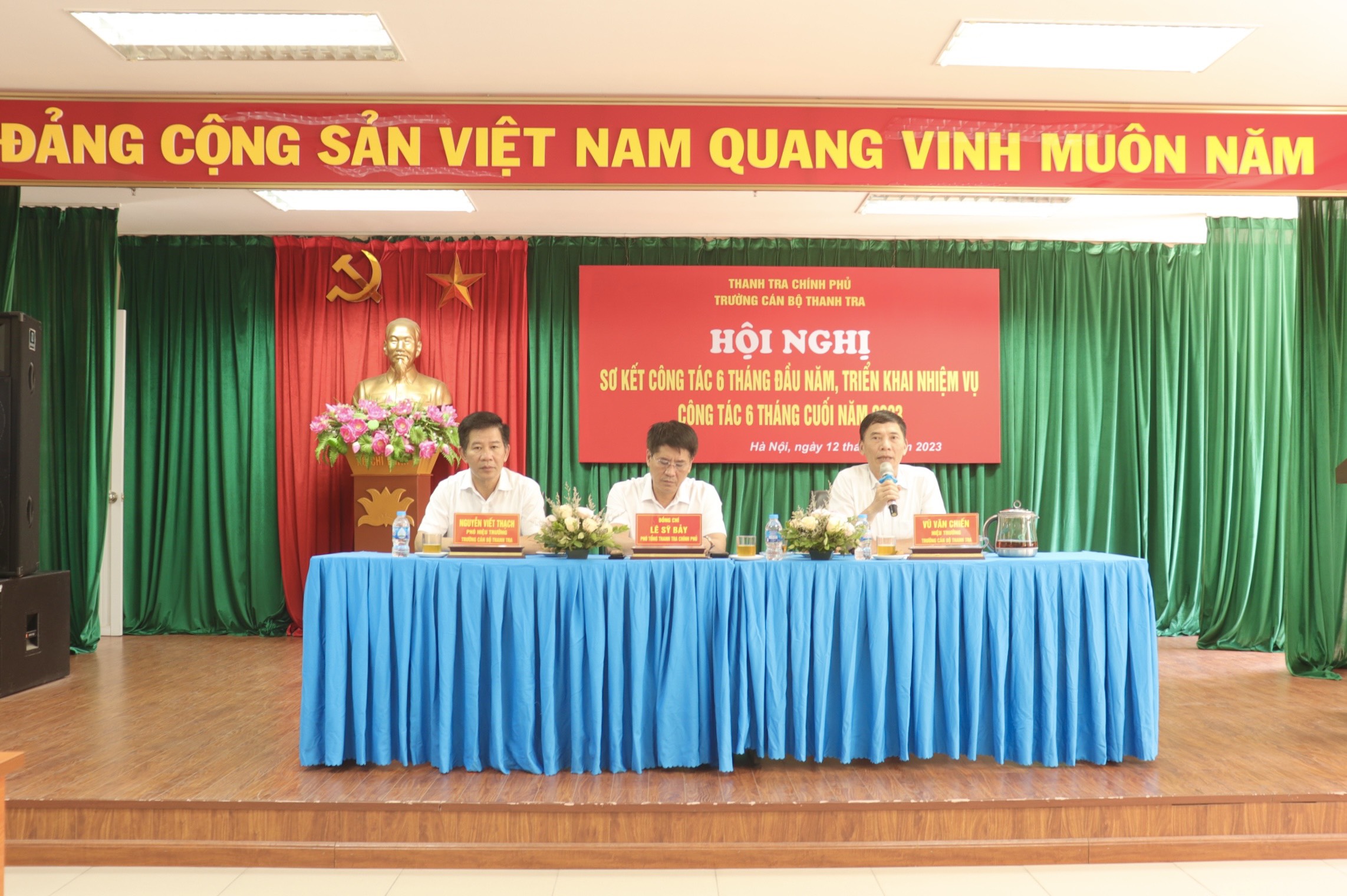 Trường Cán bộ Thanh tra sơ kết công tác 6 tháng đầu năm 2023