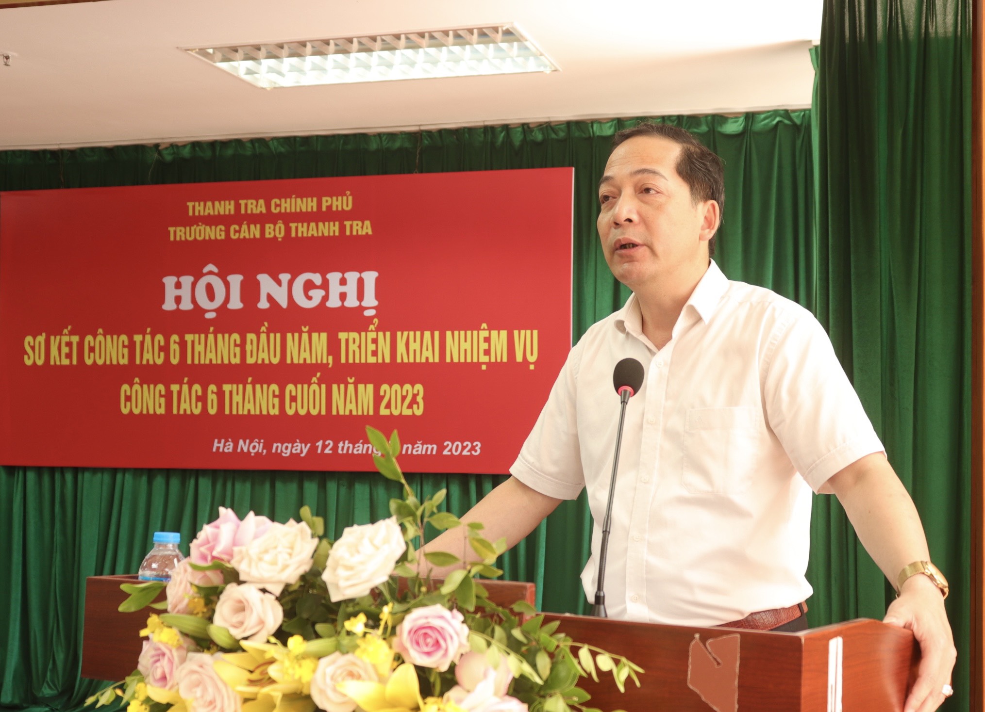 Trường Cán bộ Thanh tra sơ kết công tác 6 tháng đầu năm 2023