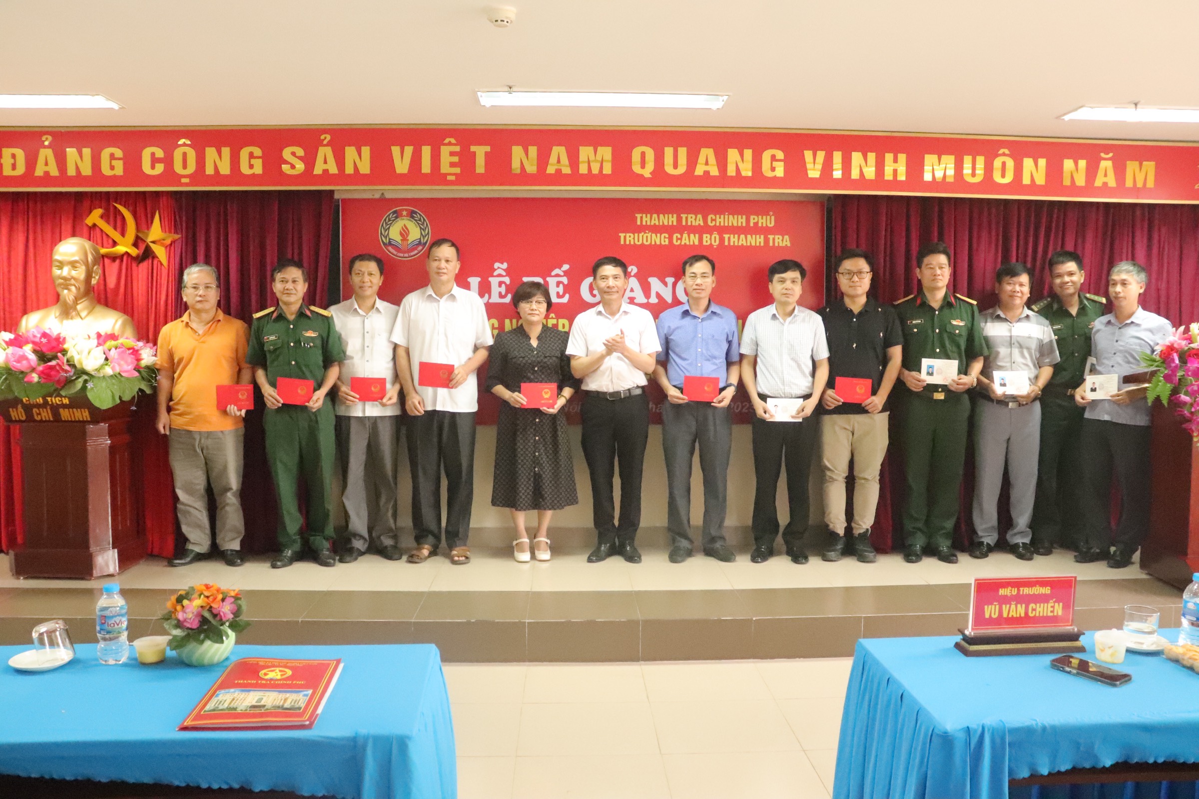 Lễ Bế giảng lớp bồi dưỡng nghiệp vụ Thanh tra viên chính K07 năm 2023