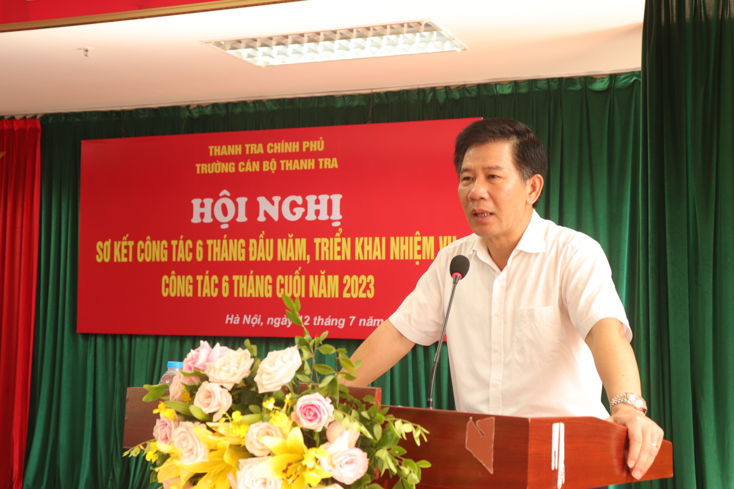 Trường Cán bộ Thanh tra sơ kết công tác 6 tháng đầu năm 2023