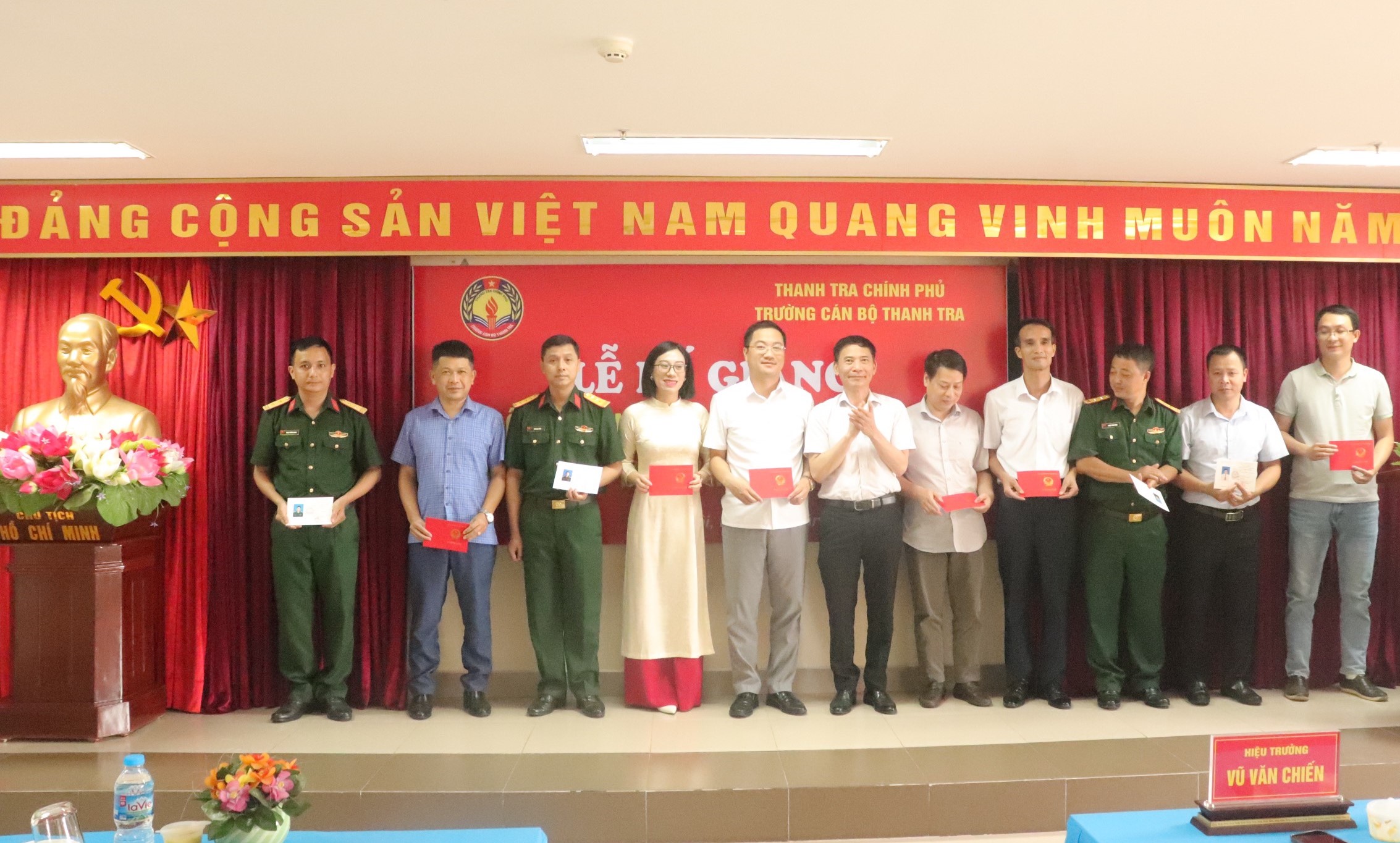 Lễ Bế giảng lớp bồi dưỡng nghiệp vụ Thanh tra viên chính K07 năm 2023