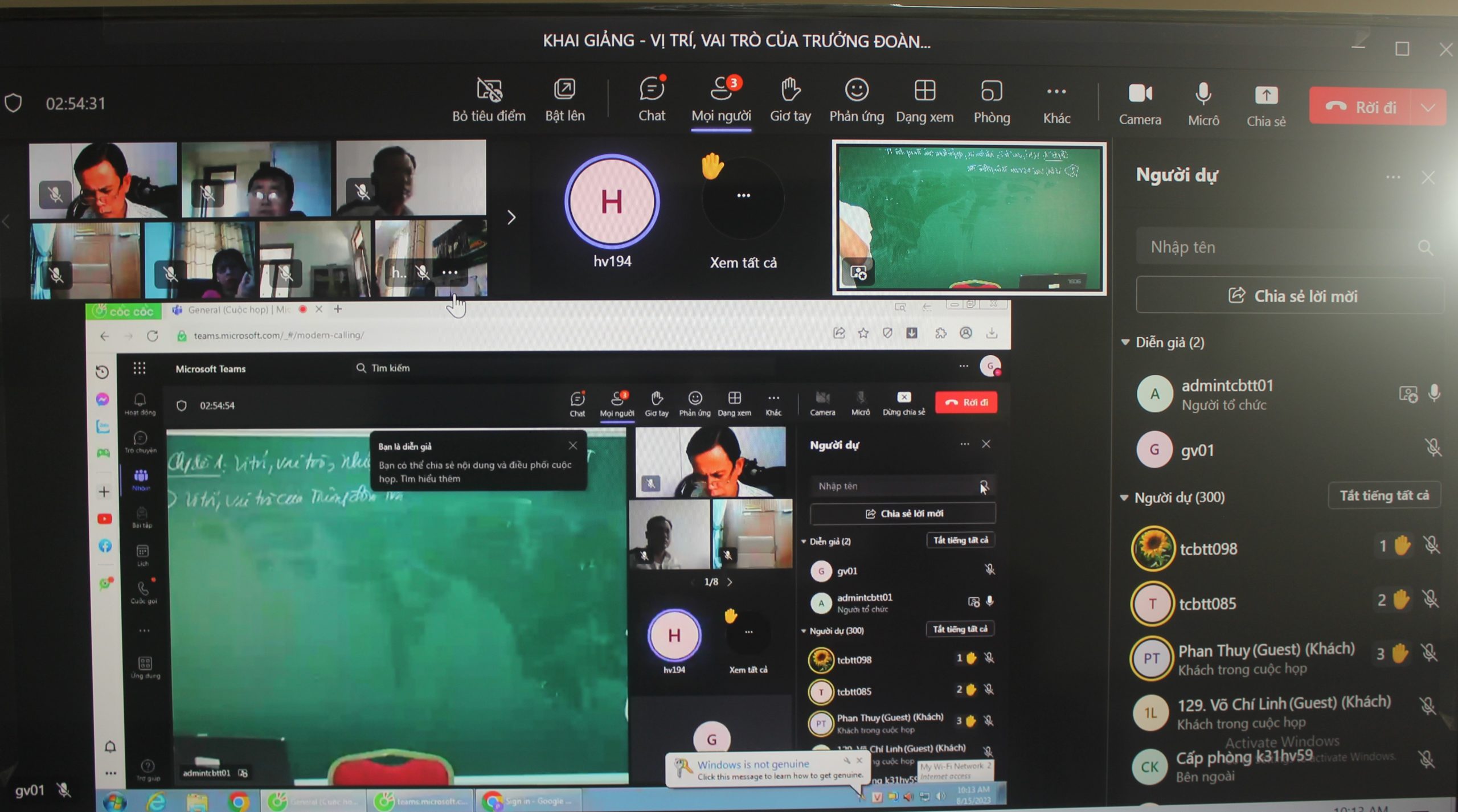 Khai giảng lớp Bồi dưỡng nghiệp vụ Trưởng đoàn thanh tra khóa 05/2023 theo hình thức trực tuyến