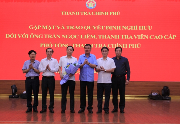 Phó Tổng Thanh tra Chính phủ Trần Ngọc Liêm nghỉ hưu theo chế độ