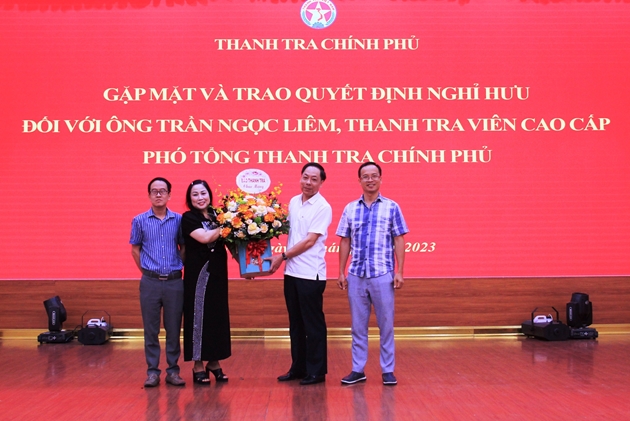 Phó Tổng Thanh tra Chính phủ Trần Ngọc Liêm nghỉ hưu theo chế độ