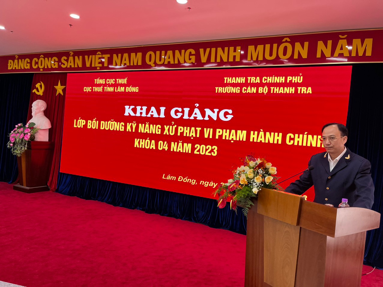 130 học viên tham dự lớp bồi dưỡng kỹ năng xử phạt vi phạm hành chính khóa 04 năm 2023