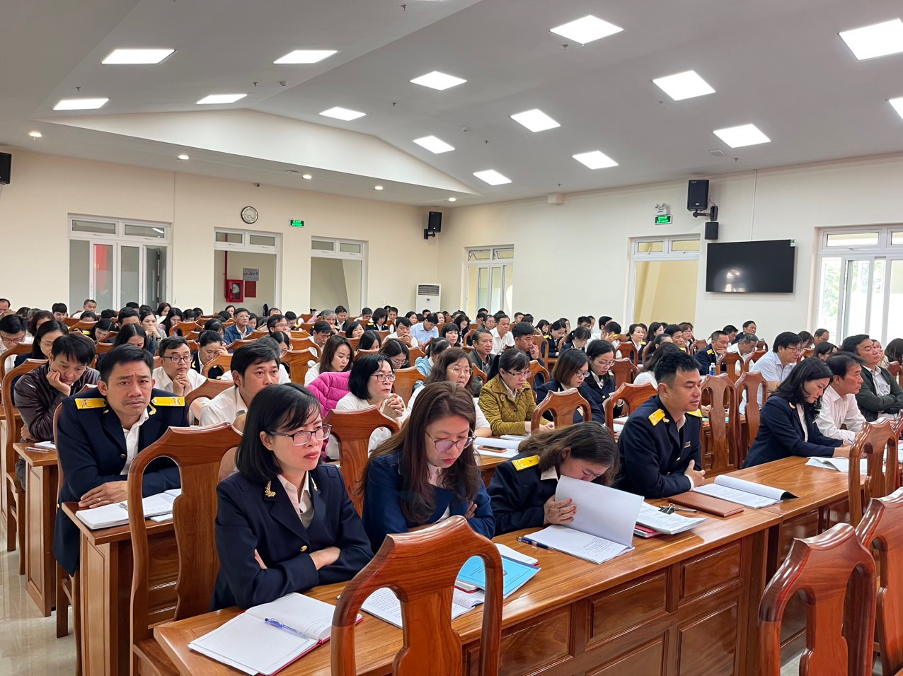 130 học viên tham dự lớp bồi dưỡng kỹ năng xử phạt vi phạm hành chính khóa 04 năm 2023