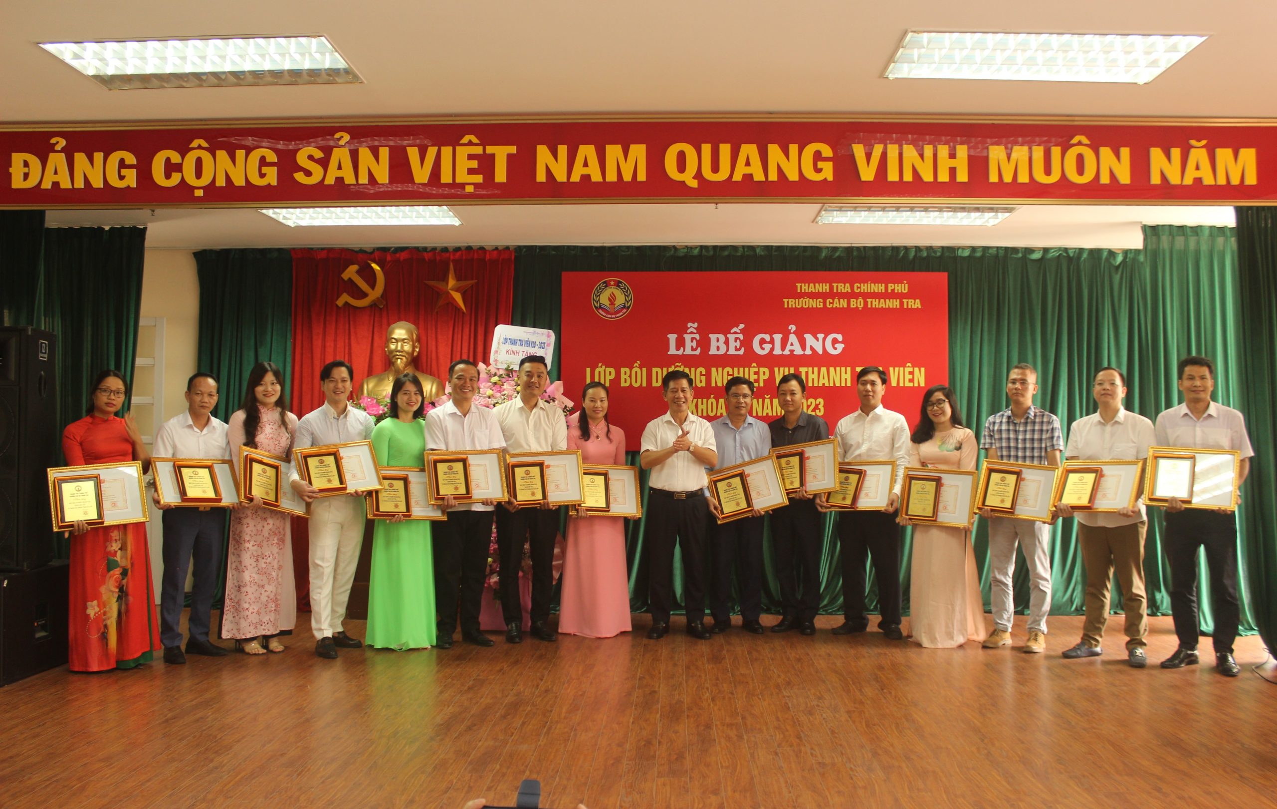 Lễ Bế giảng lớp bồi dưỡng nghiệp vụ Thanh tra viên K10 năm 2023