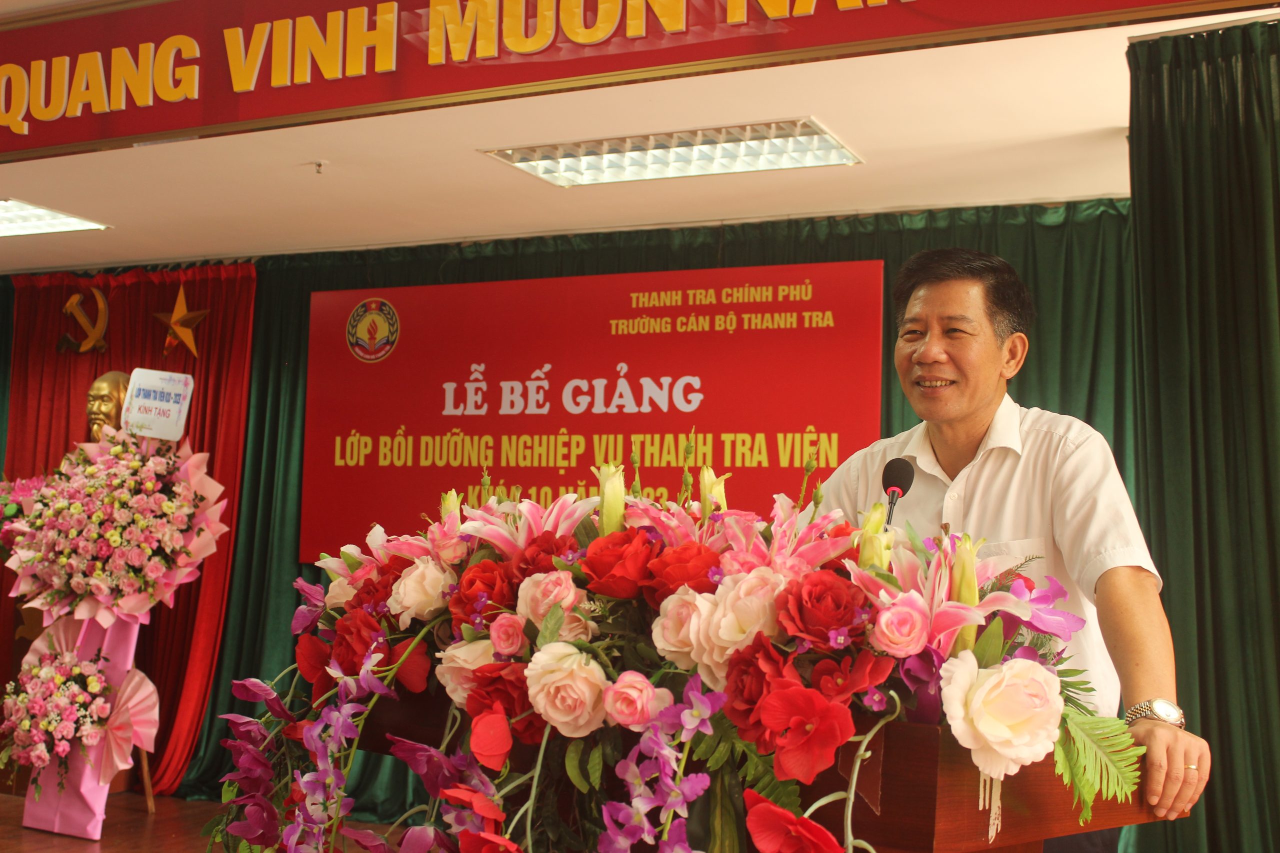 Lễ Bế giảng lớp bồi dưỡng nghiệp vụ Thanh tra viên K10 năm 2023