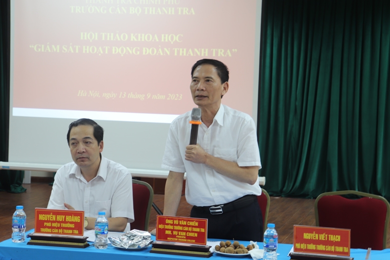 Hội thảo khoa học Giám sát hoạt động đoàn thanh tra