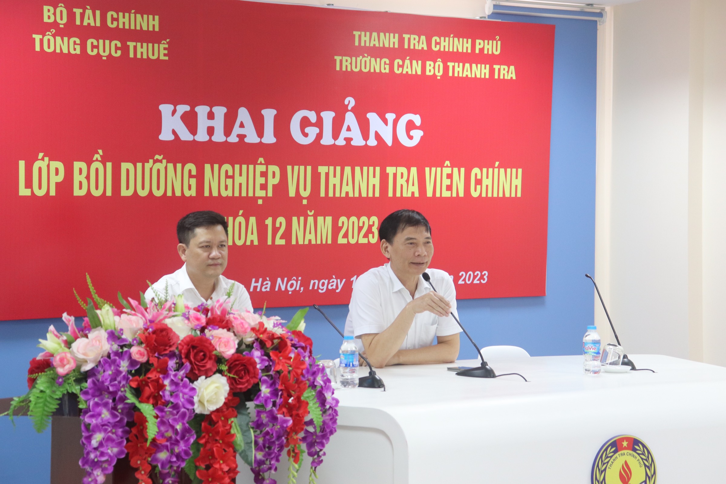 Khai giảng lớp Bồi dưỡng Nghiệp vụ thanh tra viên chính Khóa 12 năm 2023 theo hình thức trực tuyến