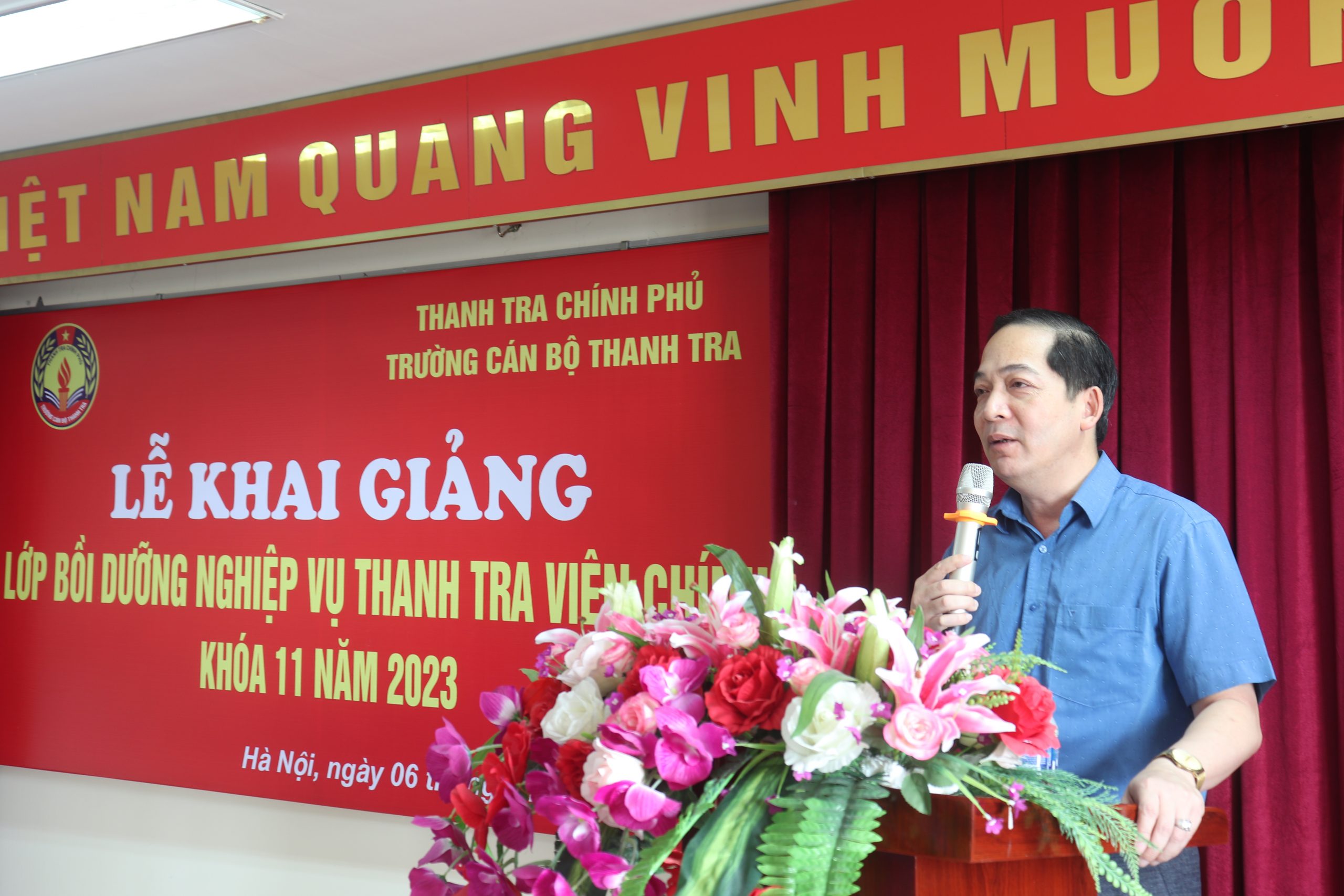 Khai giảng lớp bồi dưỡng nghiệp vụ Thanh tra viên chính K11 năm 2023