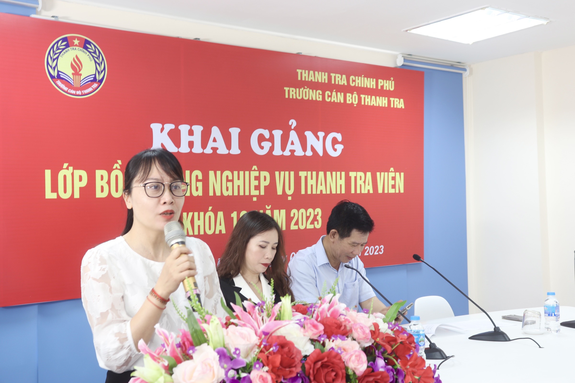 Khai giảng lớp Bồi dưỡng Nghiệp vụ thanh tra viên Khóa 16 năm 2023 theo hình thức trực tuyến