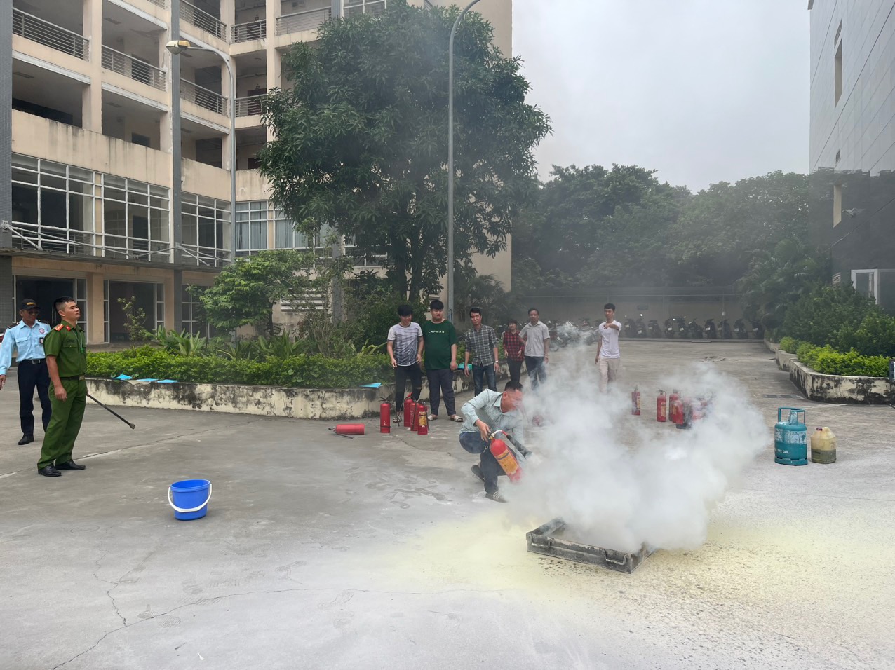 Tập huấn công tác Phòng cháy chữa cháy và cứu nạn, cứu hộ tại Trường Cán bộ Thanh tra