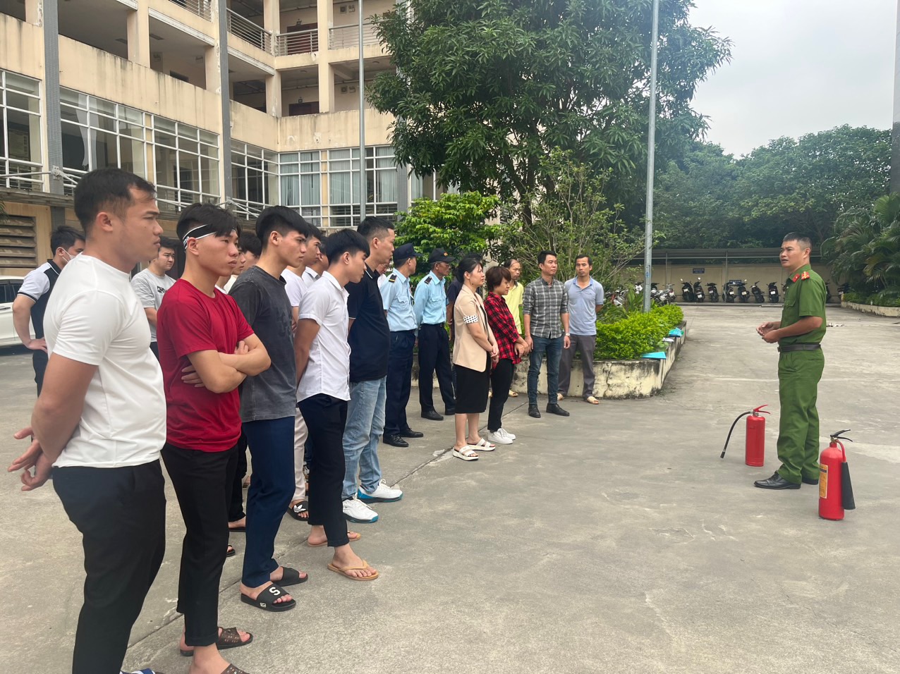 Tập huấn công tác Phòng cháy chữa cháy và cứu nạn, cứu hộ tại Trường Cán bộ Thanh tra