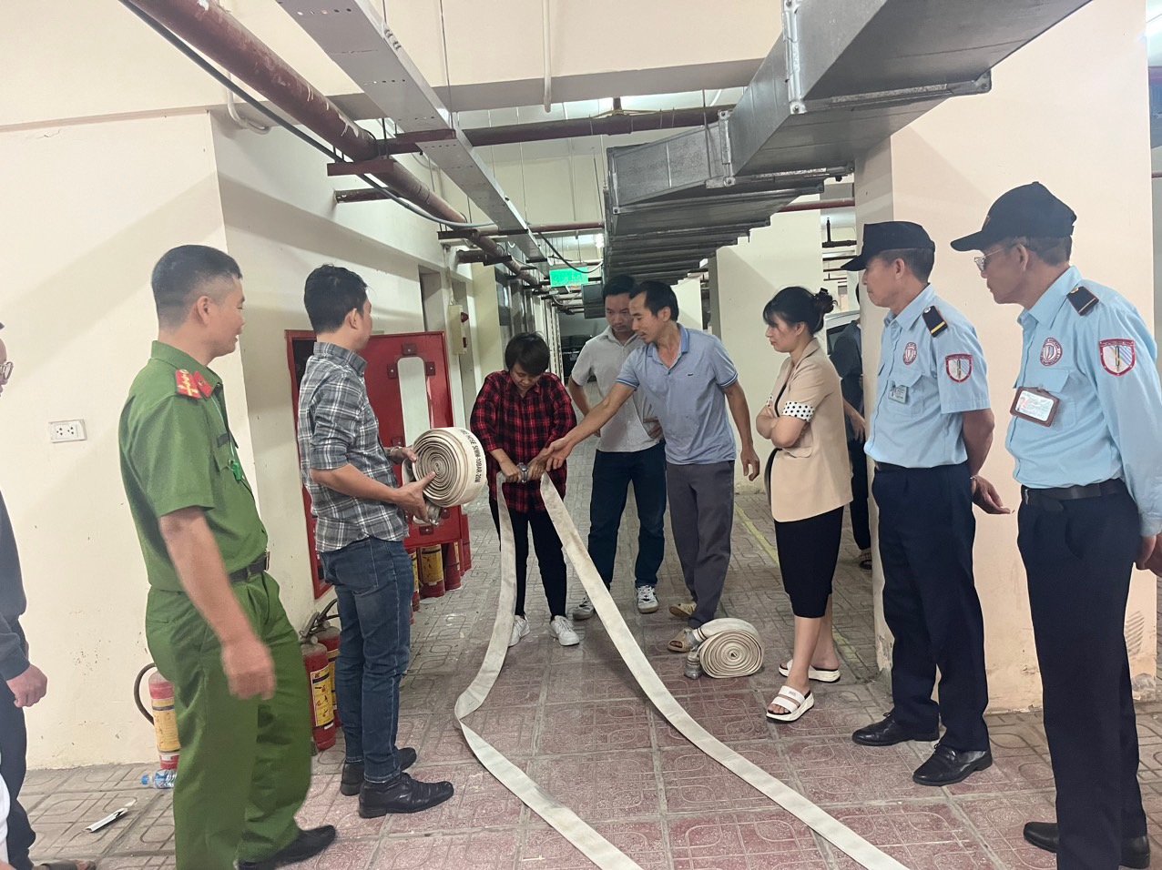 Tập huấn công tác Phòng cháy chữa cháy và cứu nạn, cứu hộ tại Trường Cán bộ Thanh tra