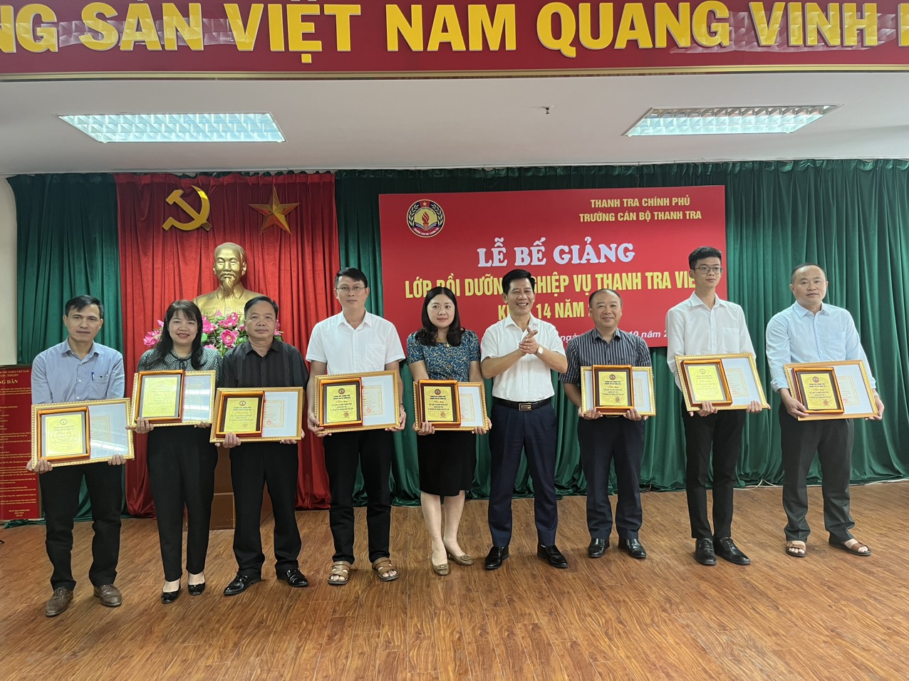 Lễ Bế giảng lớp bồi dưỡng nghiệp vụ Thanh tra viên K14 năm 2023