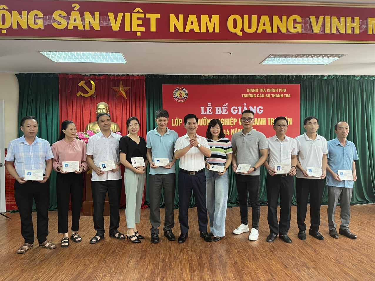 Lễ Bế giảng lớp bồi dưỡng nghiệp vụ Thanh tra viên K14 năm 2023
