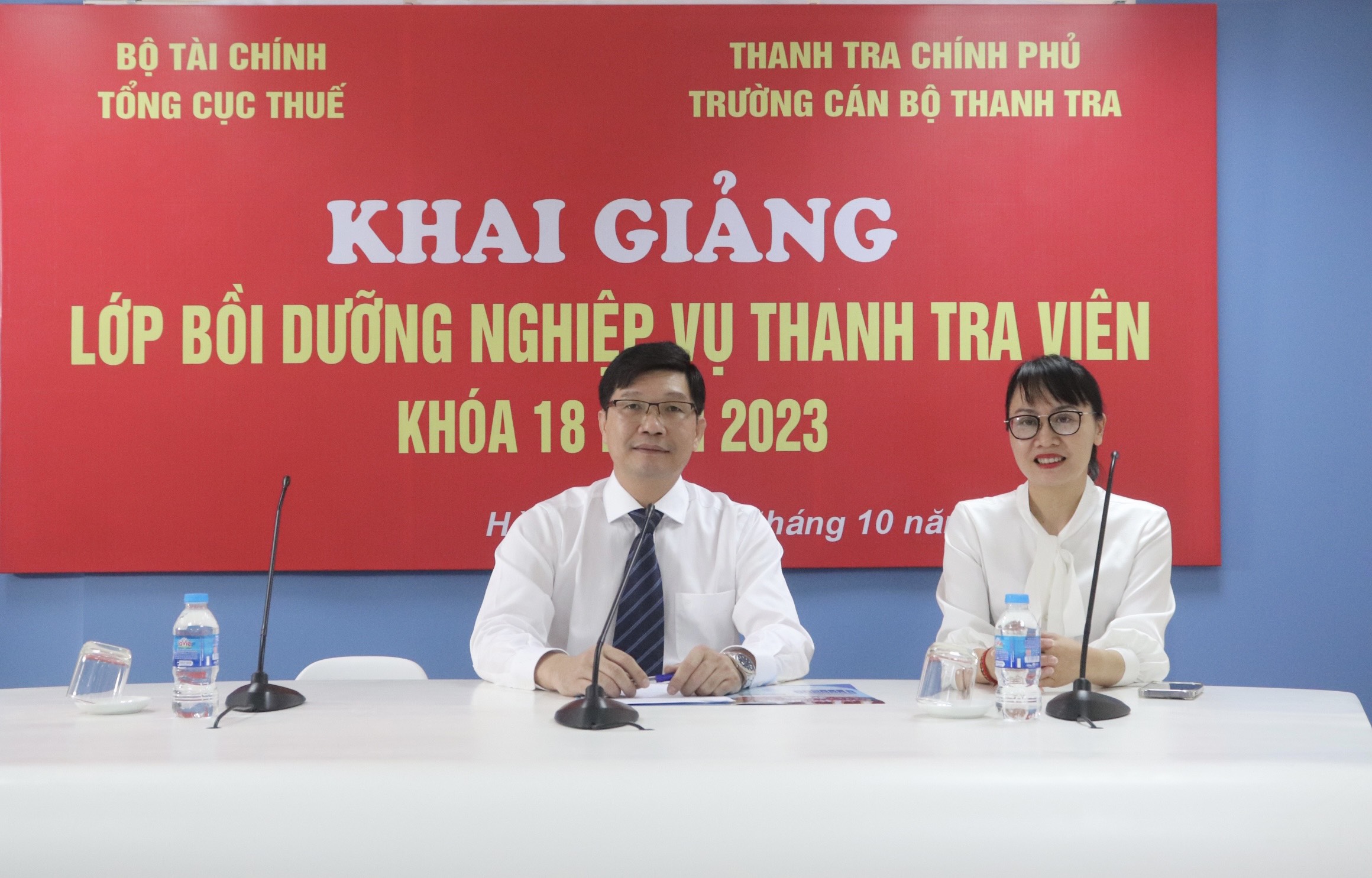 Khai giảng lớp Bồi dưỡng Nghiệp vụ thanh tra viên Khóa 18 năm 2023 theo hình thức trực tuyến