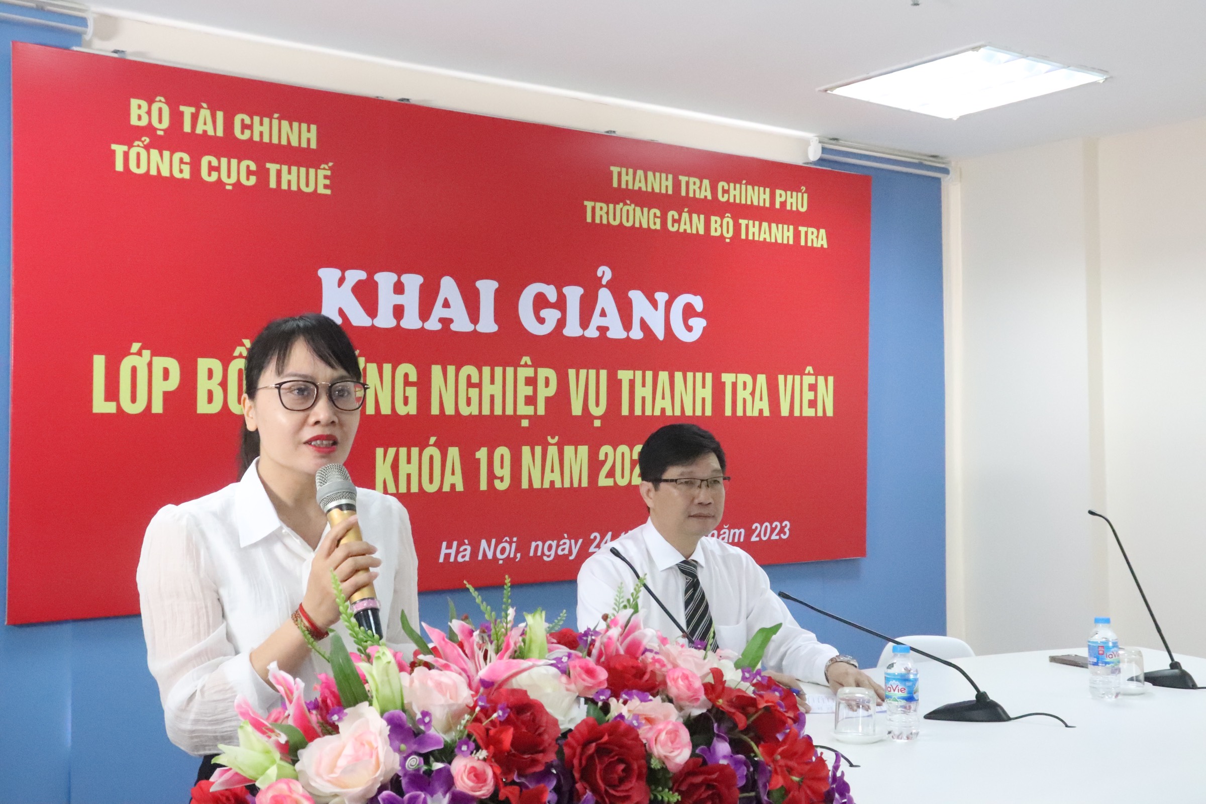 Khai giảng lớp Bồi dưỡng Nghiệp vụ thanh tra viên Khóa 19 năm 2023 theo hình thức trực tuyến