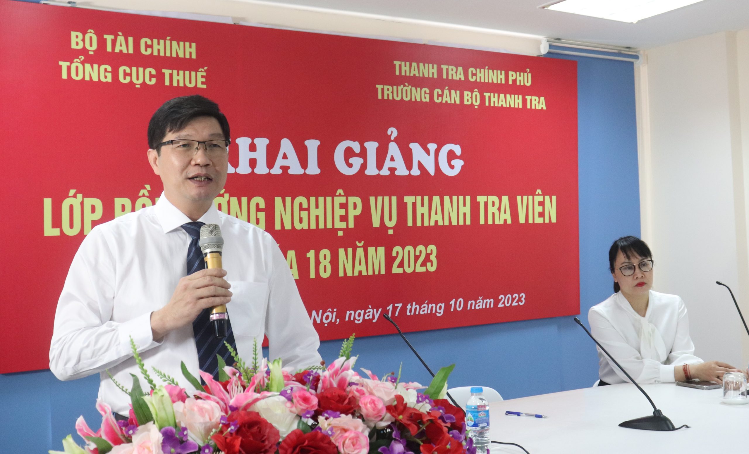 Khai giảng lớp Bồi dưỡng Nghiệp vụ thanh tra viên Khóa 18 năm 2023 theo hình thức trực tuyến