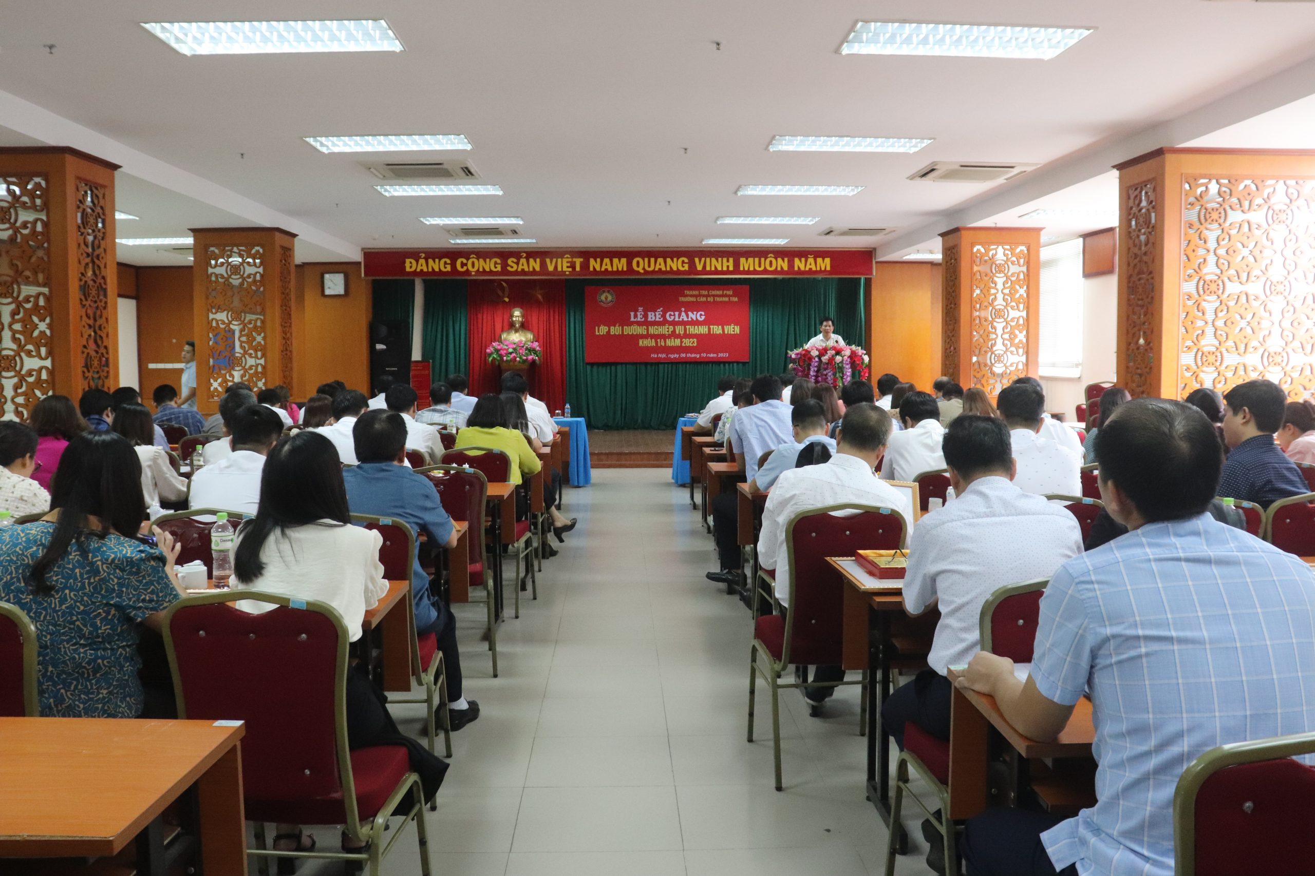 Lễ Bế giảng lớp bồi dưỡng nghiệp vụ Thanh tra viên K14 năm 2023