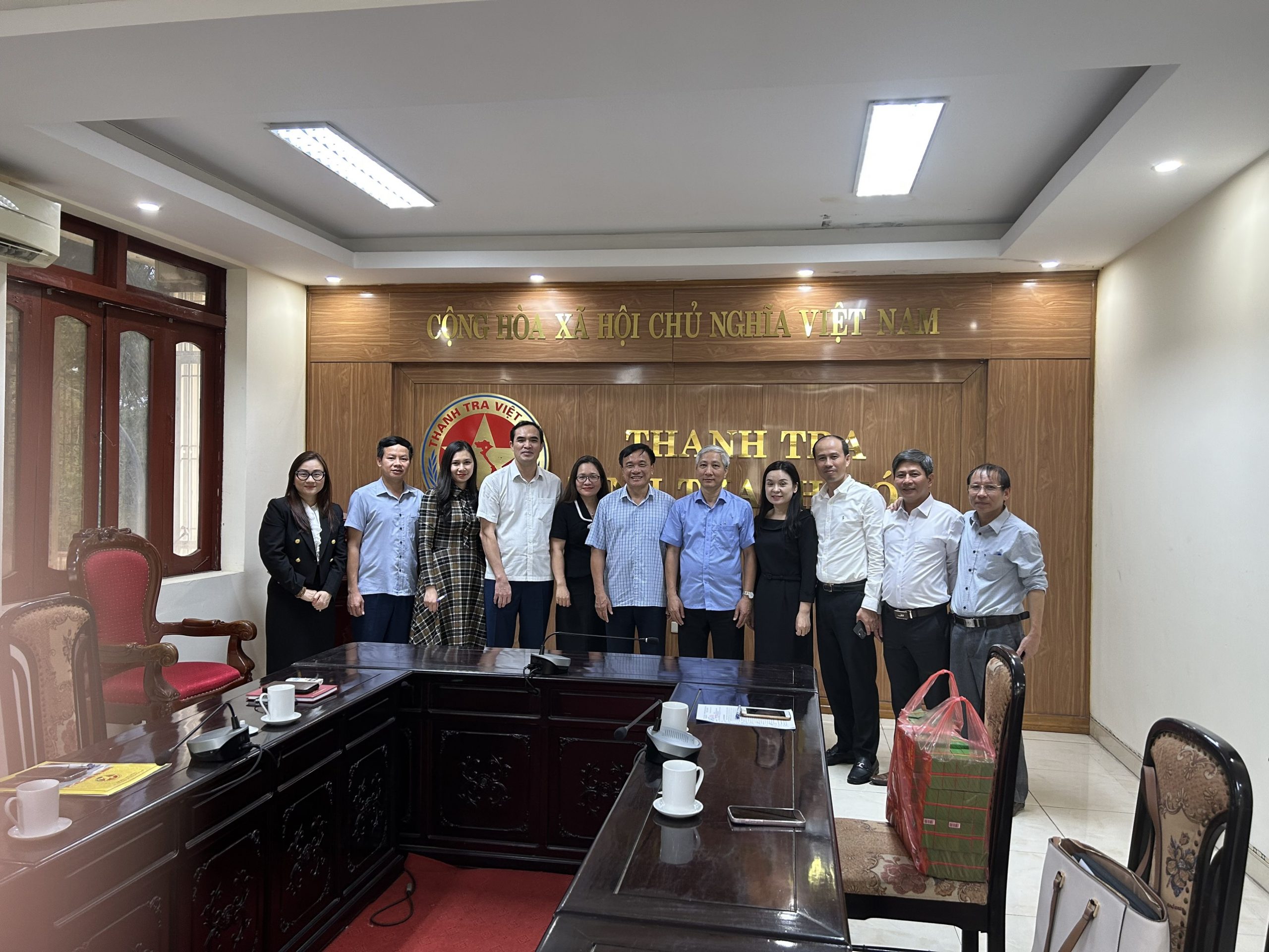 Khoa Nghiệp vụ Thanh tra tổ chức đi trao đổi kinh nghiệm thực tiễn về công tác thanh tra tại các cơ quan thanh tra trên địa bàn tỉnh Thanh Hóa