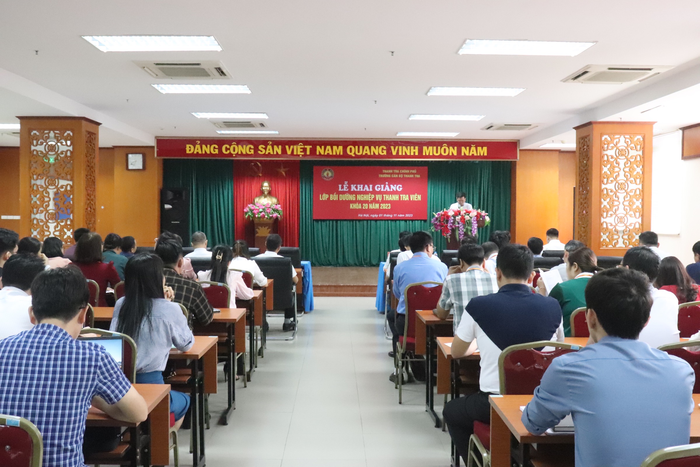 Khai giảng lớp bồi dưỡng nghiệp vụ thanh tra viên K20 năm 2023